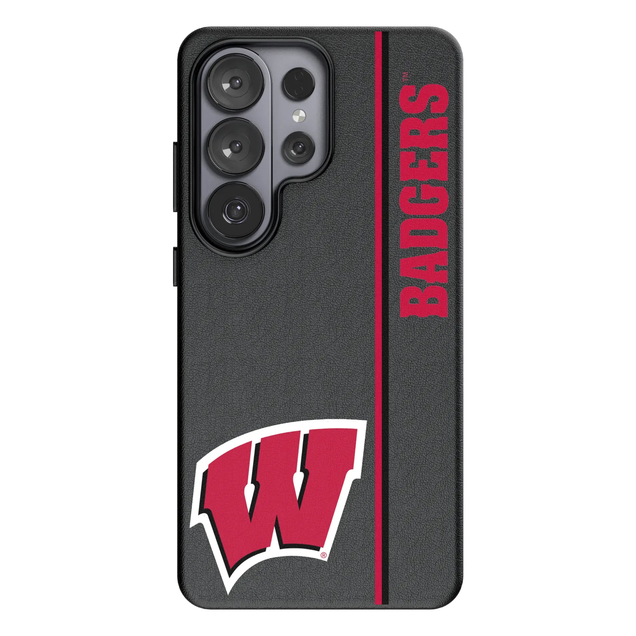 University of Wisconsin Badgers Sidebar Galaxy MagSafe Compatible Phone Case for Samsung Galaxy#Device_Galaxy S26 Ultra