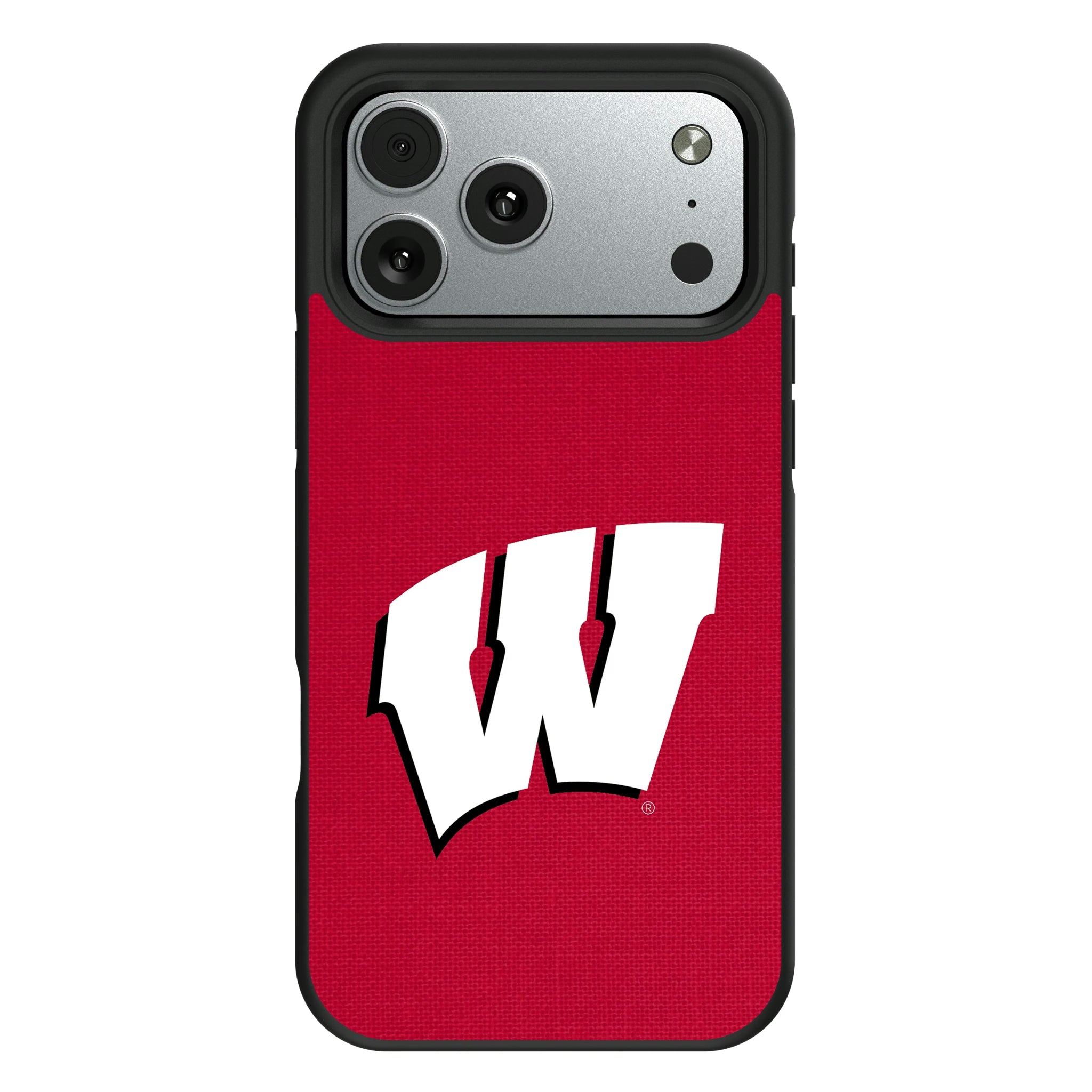 University of Wisconsin Badgers Solid iPhone Bump Phone Case for Apple iPhone#Device_iPhone 17 Pro Max