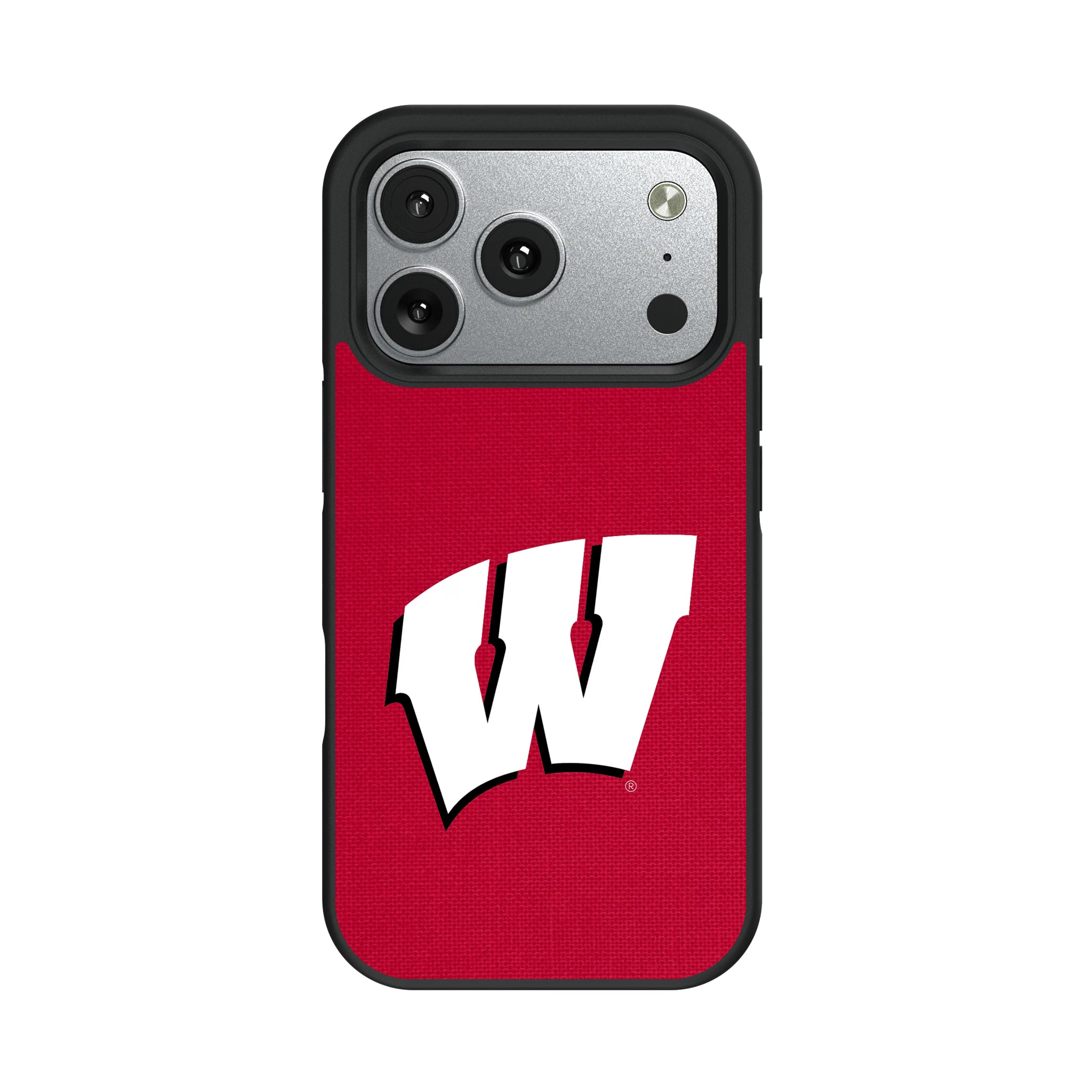 University of Wisconsin Badgers Solid iPhone Bump Phone Case for Apple iPhone#Device_iPhone 17 Pro