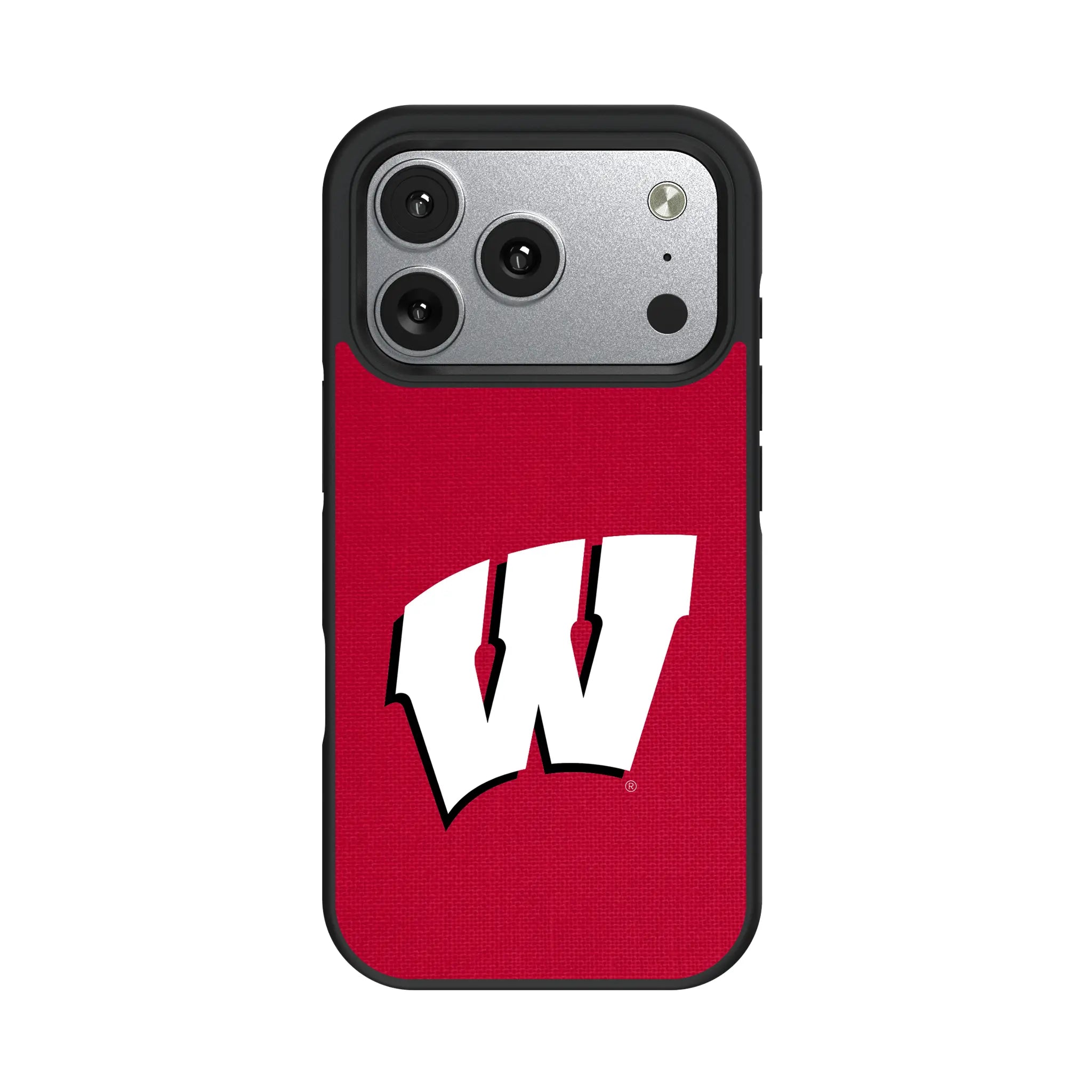 University of Wisconsin Badgers Solid iPhone Bump Phone Case for Apple iPhone#Device_iPhone 17 Pro