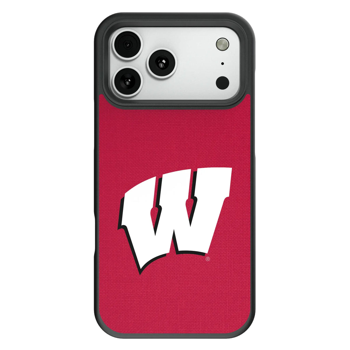 University of Wisconsin Badgers Solid Bump Phone Case for Apple iPhone