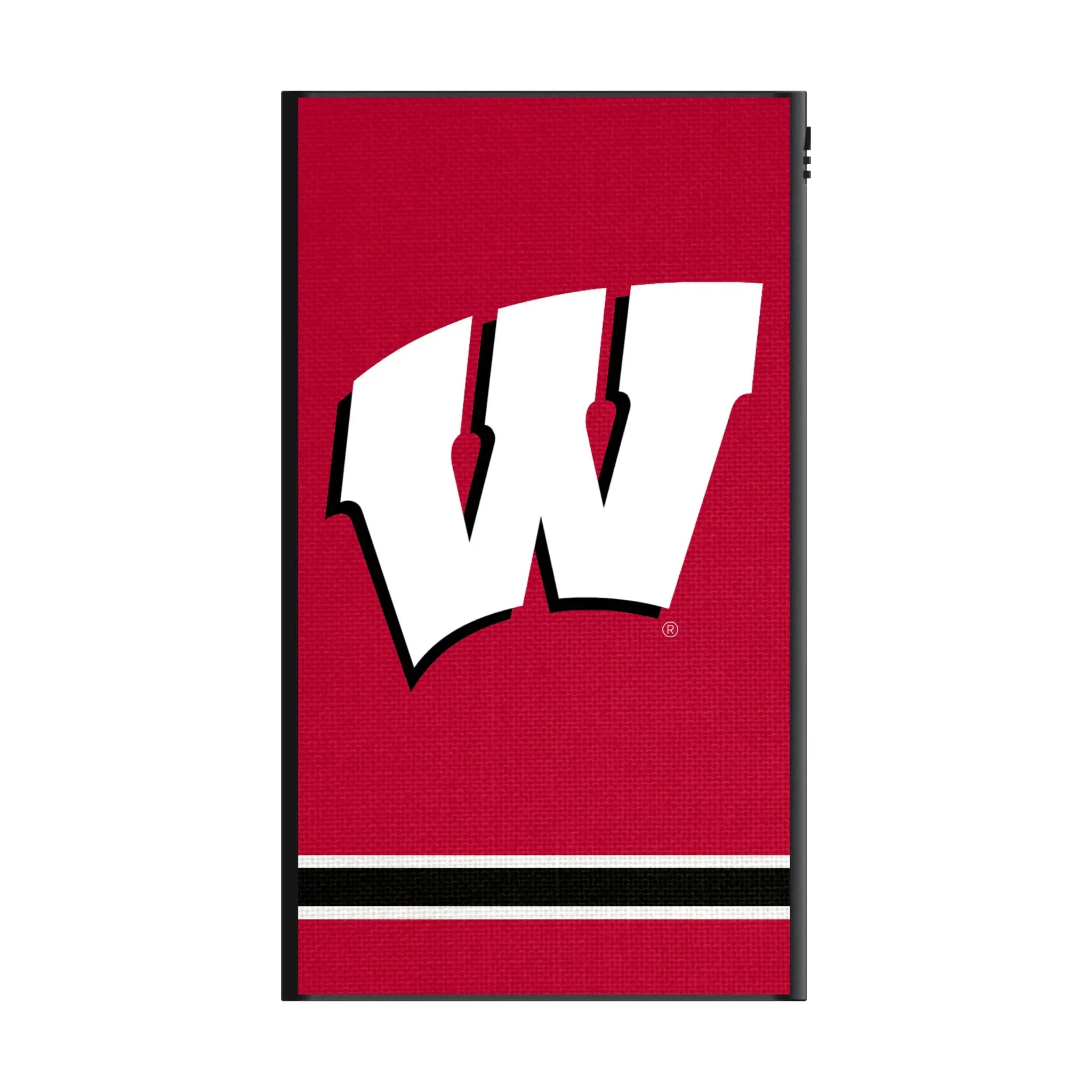 University of Wisconsin Badgers Stripe 5000mAh Flat Power Bank