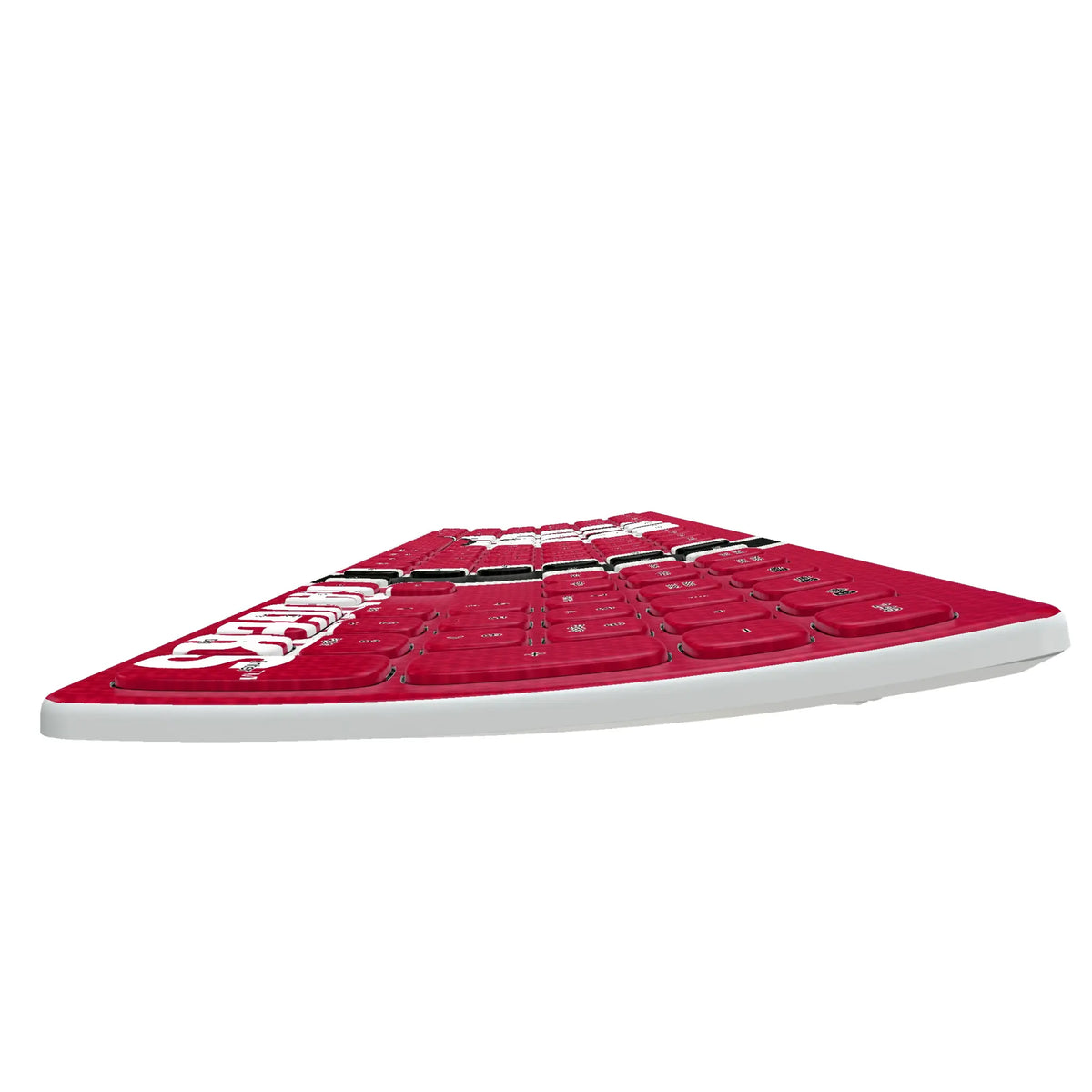 University of Wisconsin Badgers Stripe KKB605 Curved Wireless Keyboard