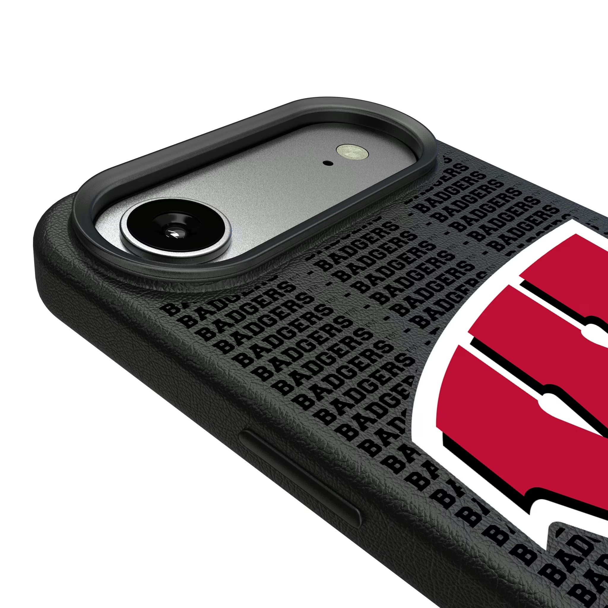 University of Wisconsin Badgers Text Backdrop iPhone MagSafe Compatible Phone Case for Apple iPhone - Detail#Device_iPhone Air