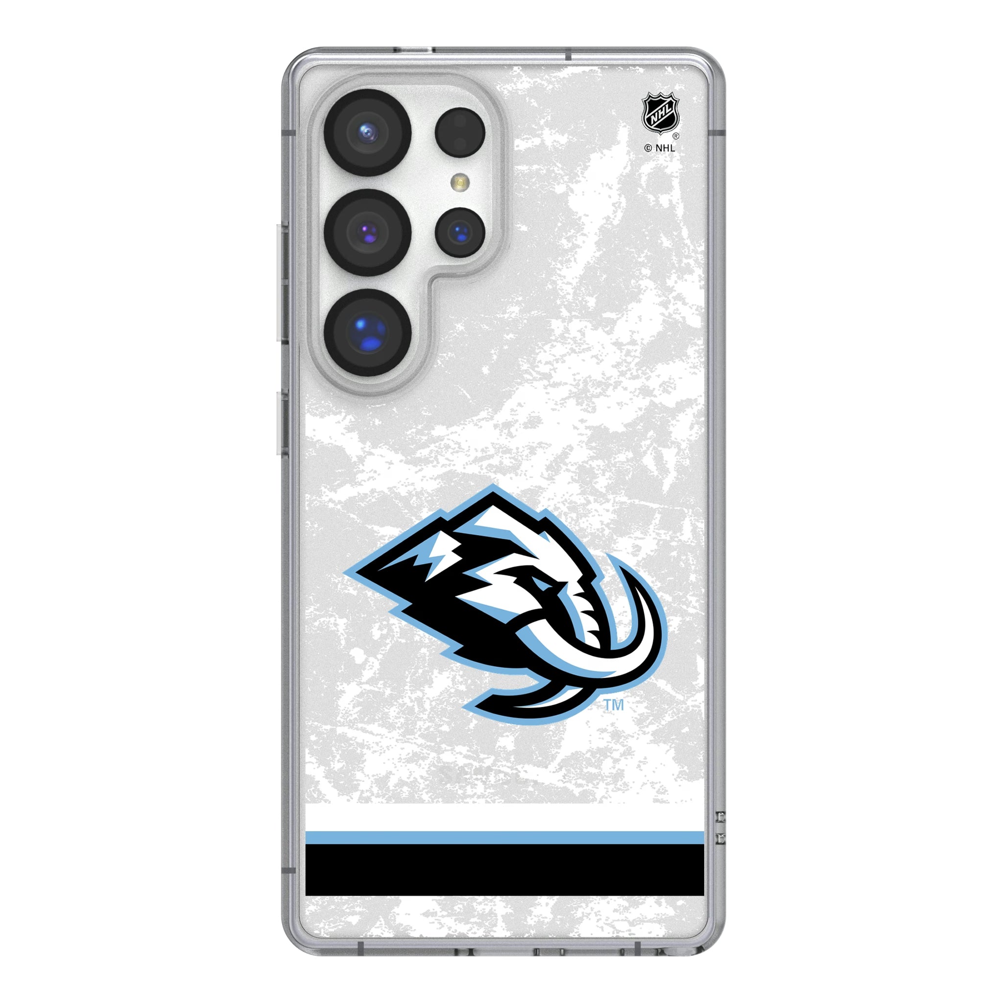 Utah Mammoth Ice Stripe Galaxy Clear Phone Case for Samsung Galaxy