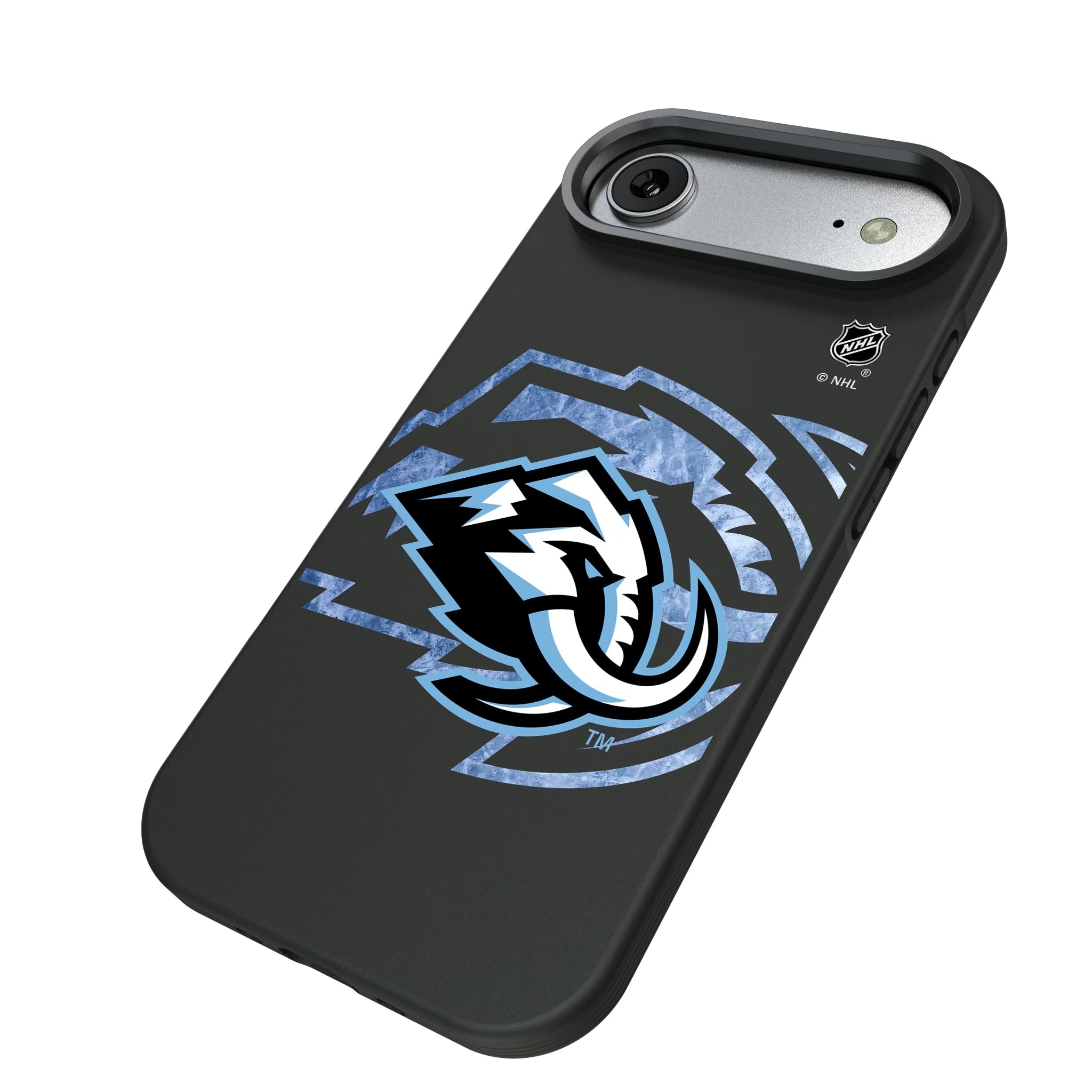 Utah Mammoth Ice Tilt iPhone Bump Phone Case for Apple iPhone - Isometric View#Device_iPhone Air