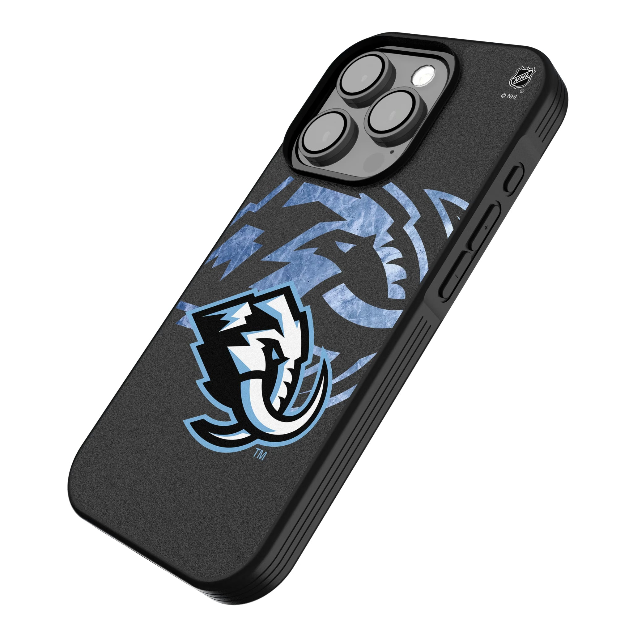 Utah Mammoth Ice Tilt iPhone Bump Phone Case for Apple iPhone - Isometric View
