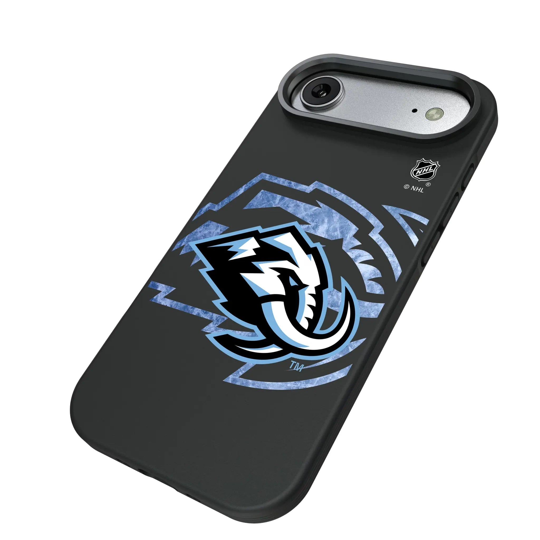 Utah Mammoth Ice Tilt iPhone Bump Phone Case for Apple iPhone - Isometric View#Device_iPhone Air