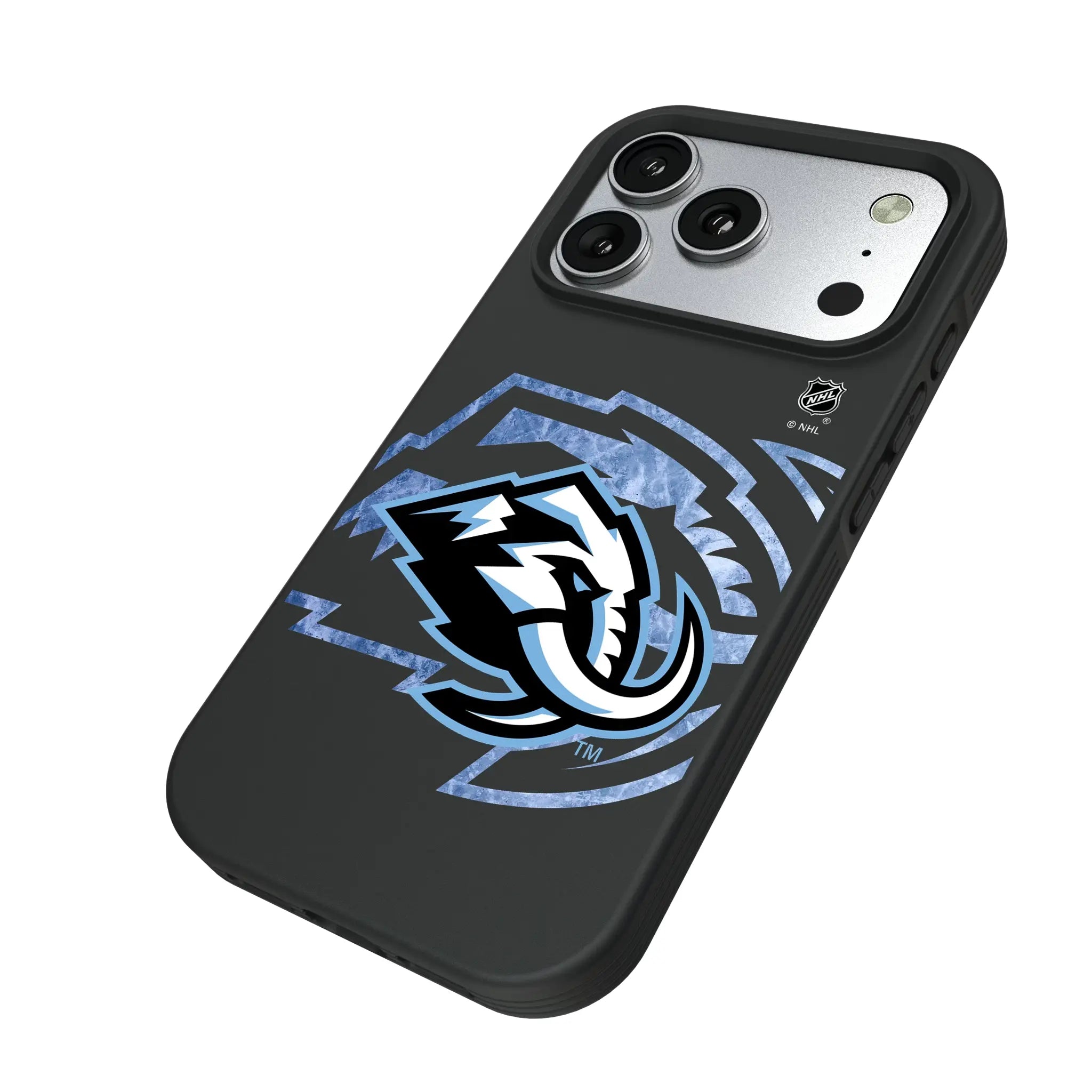 Utah Mammoth Ice Tilt iPhone Bump Phone Case for Apple iPhone - Isometric View#Device_iPhone 17 Pro