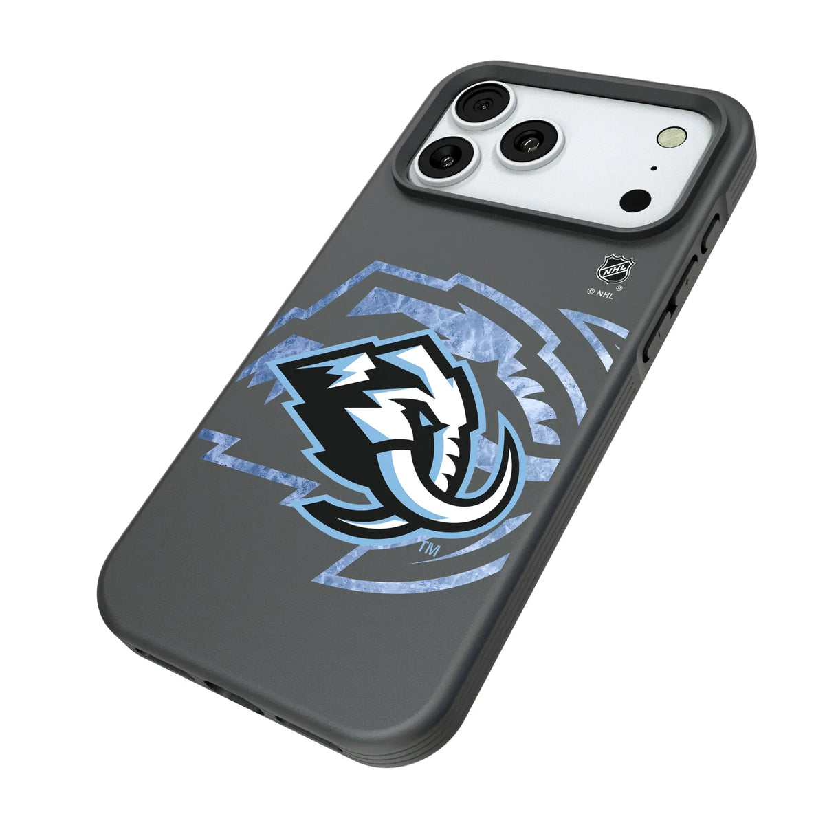 Utah Mammoth Ice Tilt iPhone Bump Phone Case for Apple iPhone - Isometric View#Device_iPhone 18 Pro Max