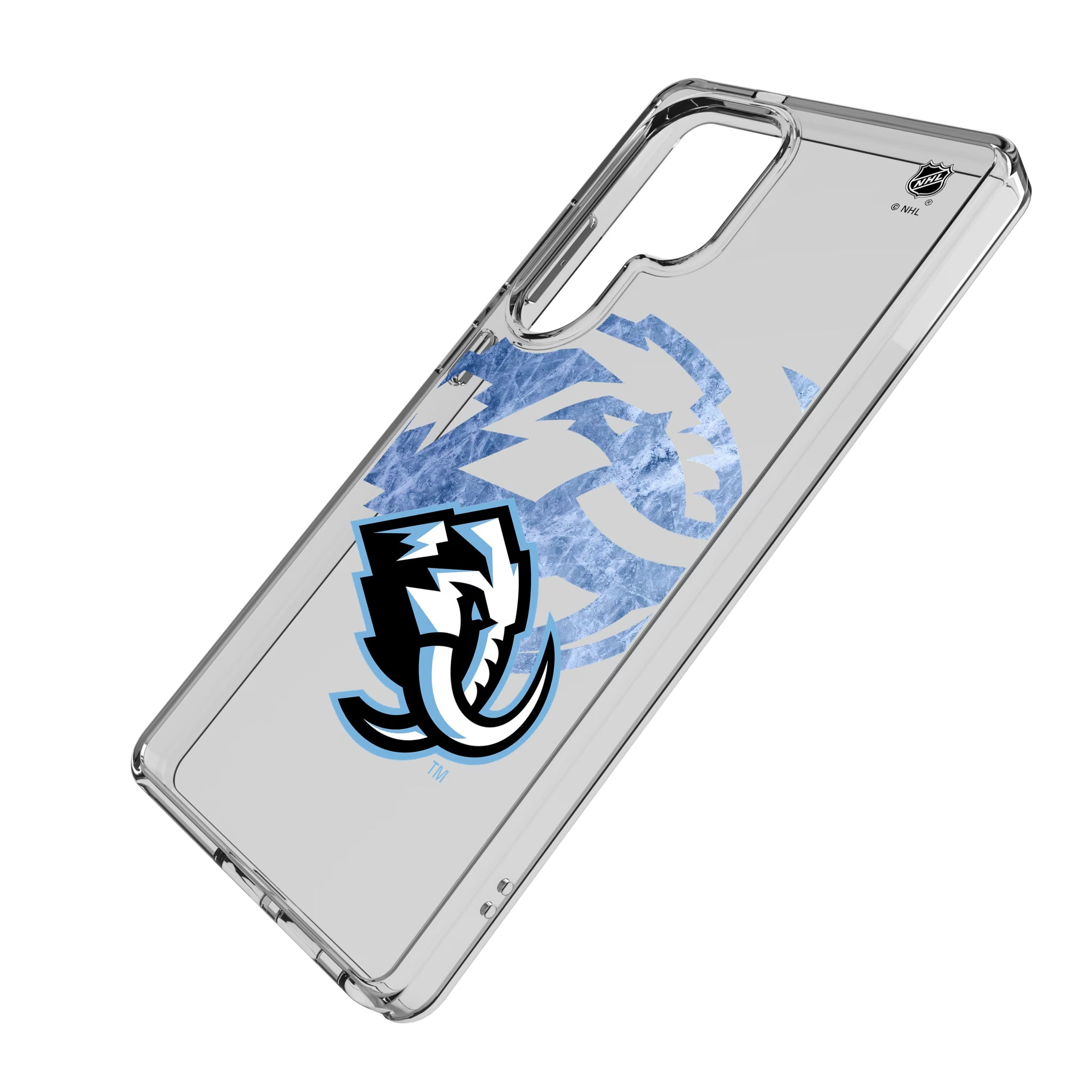 Utah Mammoth Ice Tilt Galaxy Clear Phone Case for Samsung Galaxy - Isometric View