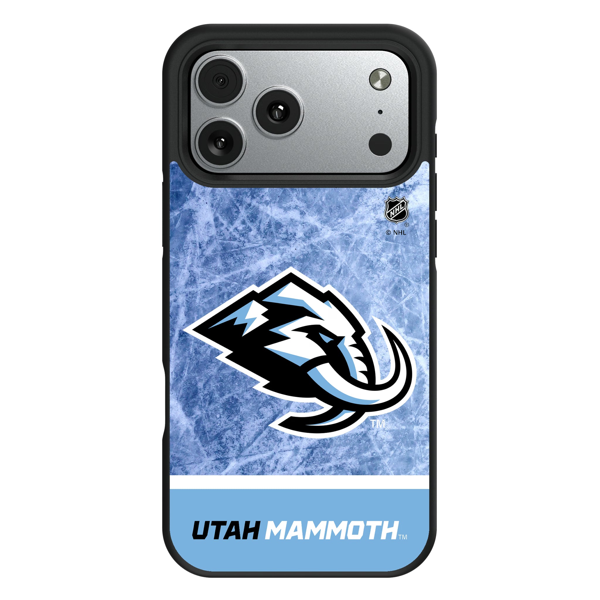Utah Mammoth Ice Wordmark iPhone Bump Phone Case for Apple iPhone#Device_iPhone 17 Pro Max