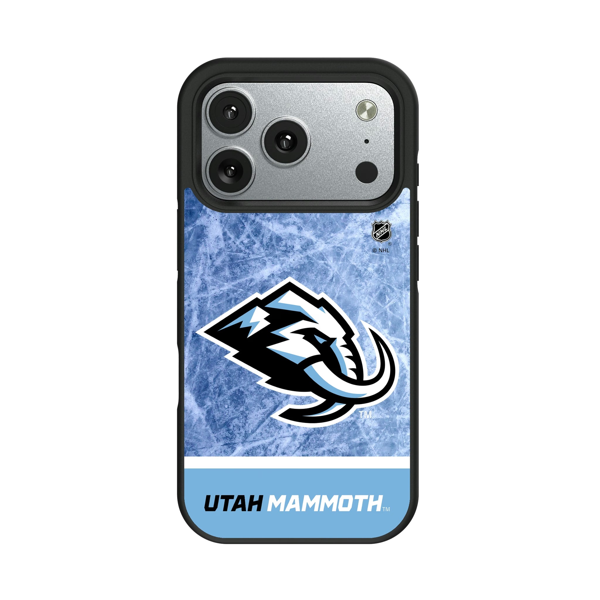 Utah Mammoth Ice Wordmark iPhone Bump Phone Case for Apple iPhone#Device_iPhone 17 Pro