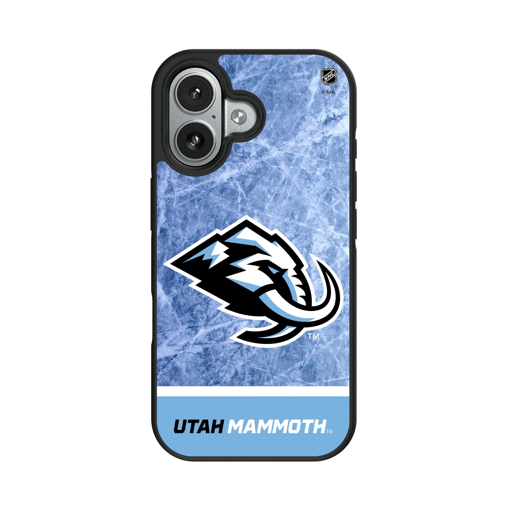 Utah Mammoth Ice Wordmark iPhone Bump Phone Case for Apple iPhone#Device_iPhone 17