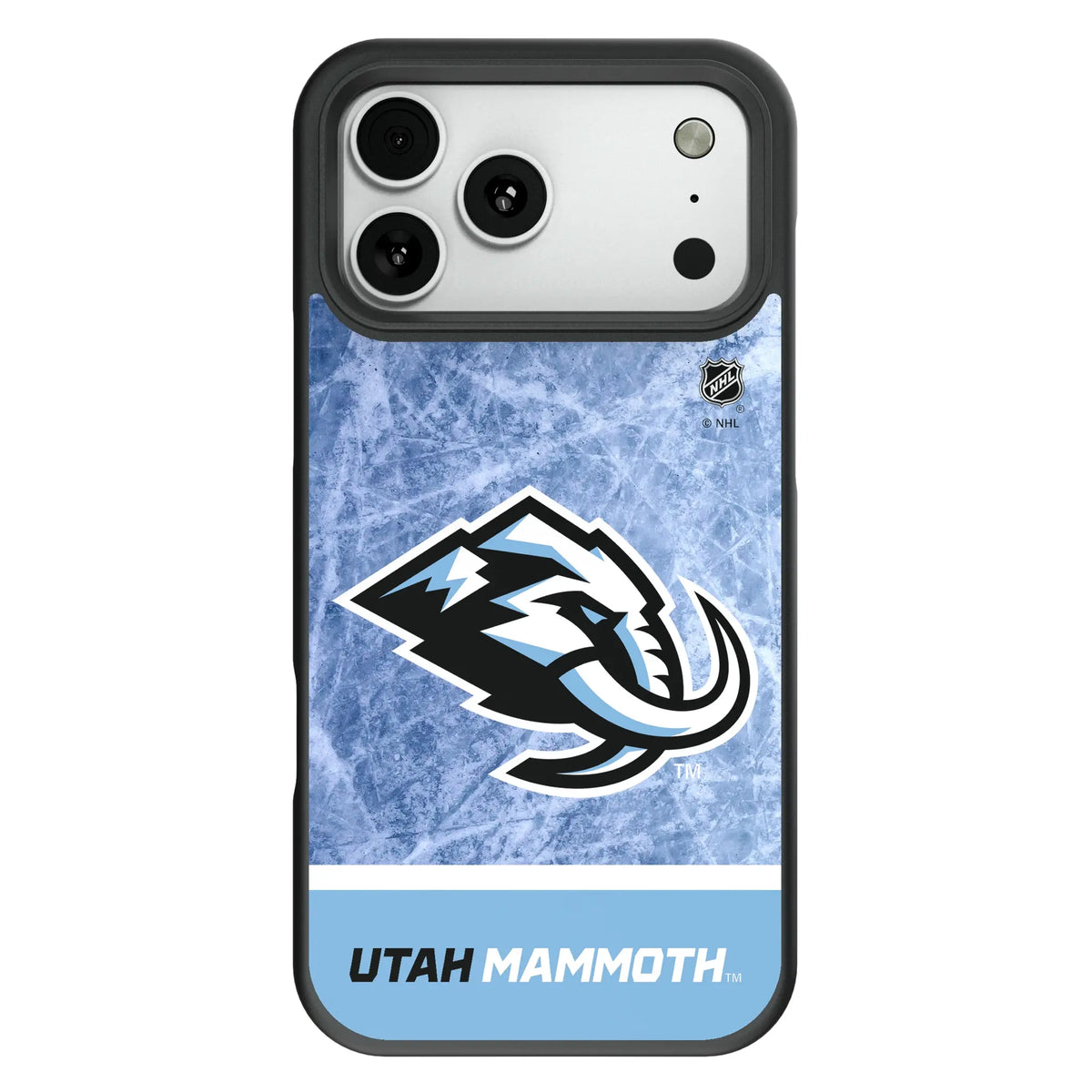 Utah Mammoth Ice Wordmark Bump Phone Case for Apple iPhone
