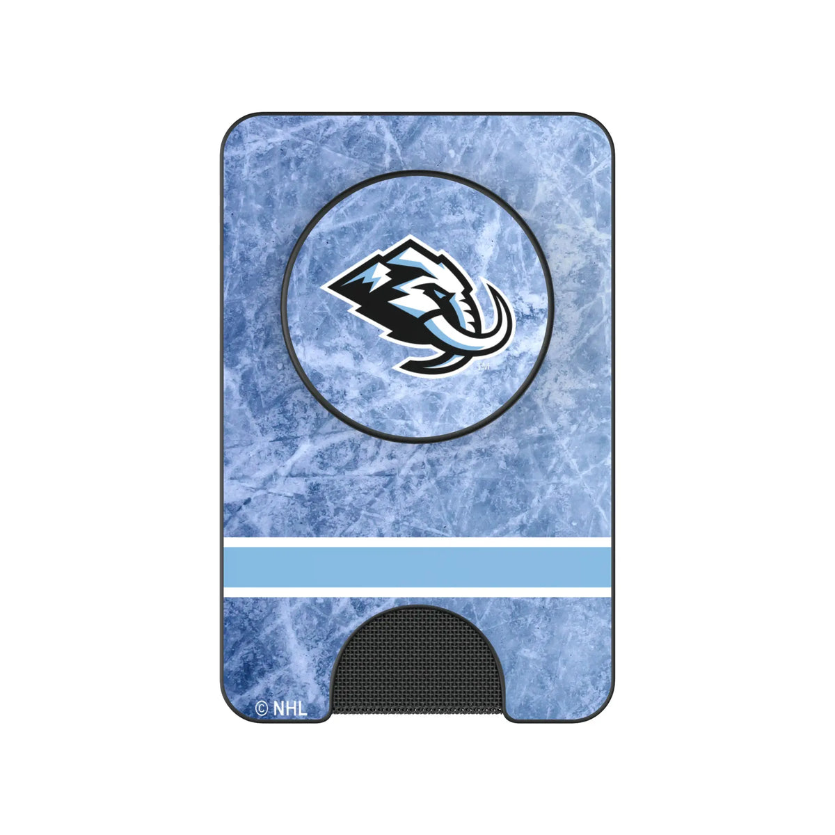 Utah Mammoth Ice Wordmark Popsockets Wallet Magnetic