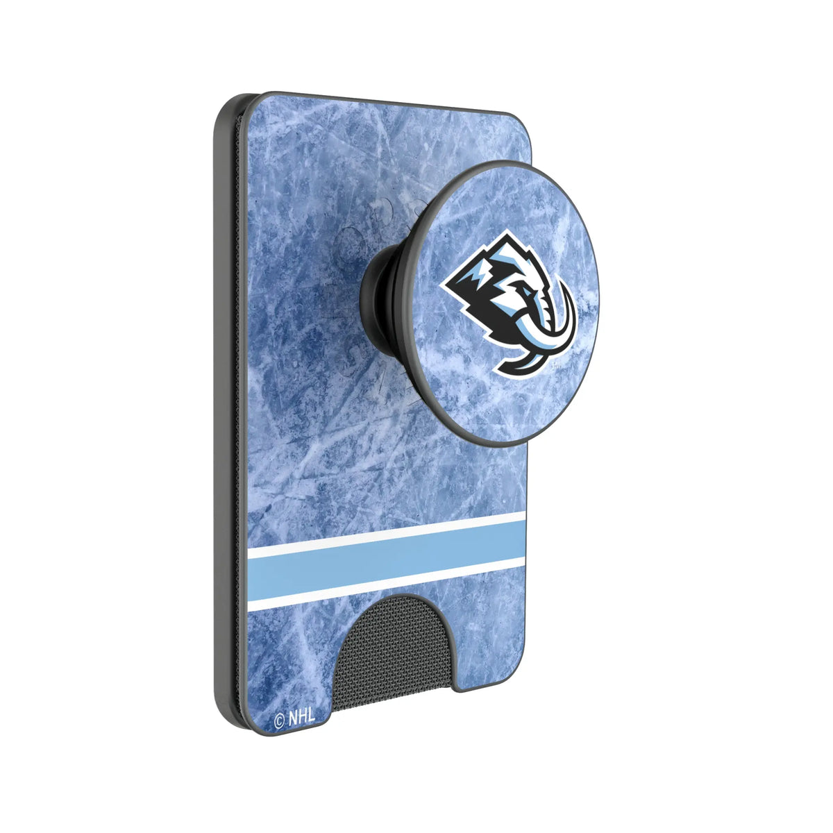 Utah Mammoth Ice Wordmark Popsockets Wallet Magnetic