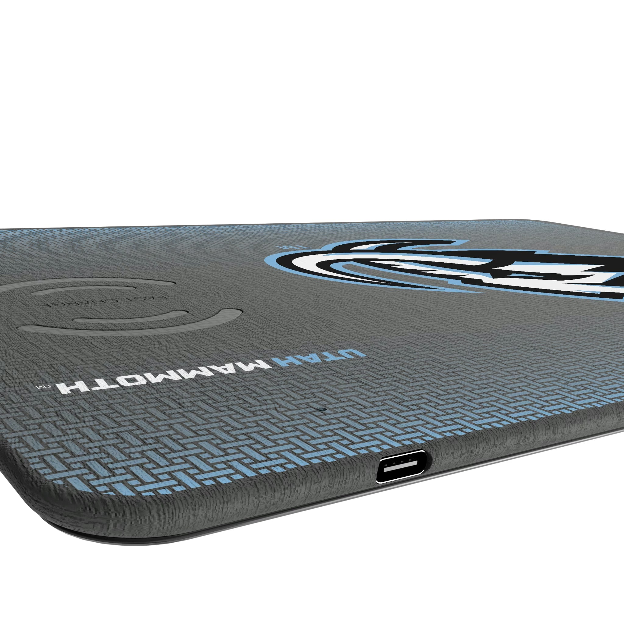 Utah Mammoth Linen 15-Watt Wireless Charger and Mouse Pad