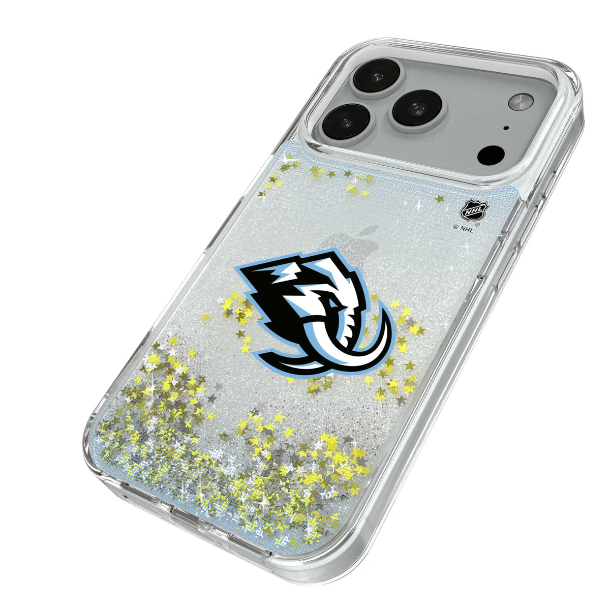 Utah Mammoth Linen iPhone Glitter Phone Case for Apple iPhone - Isometric View#Device_iPhone 18 Pro