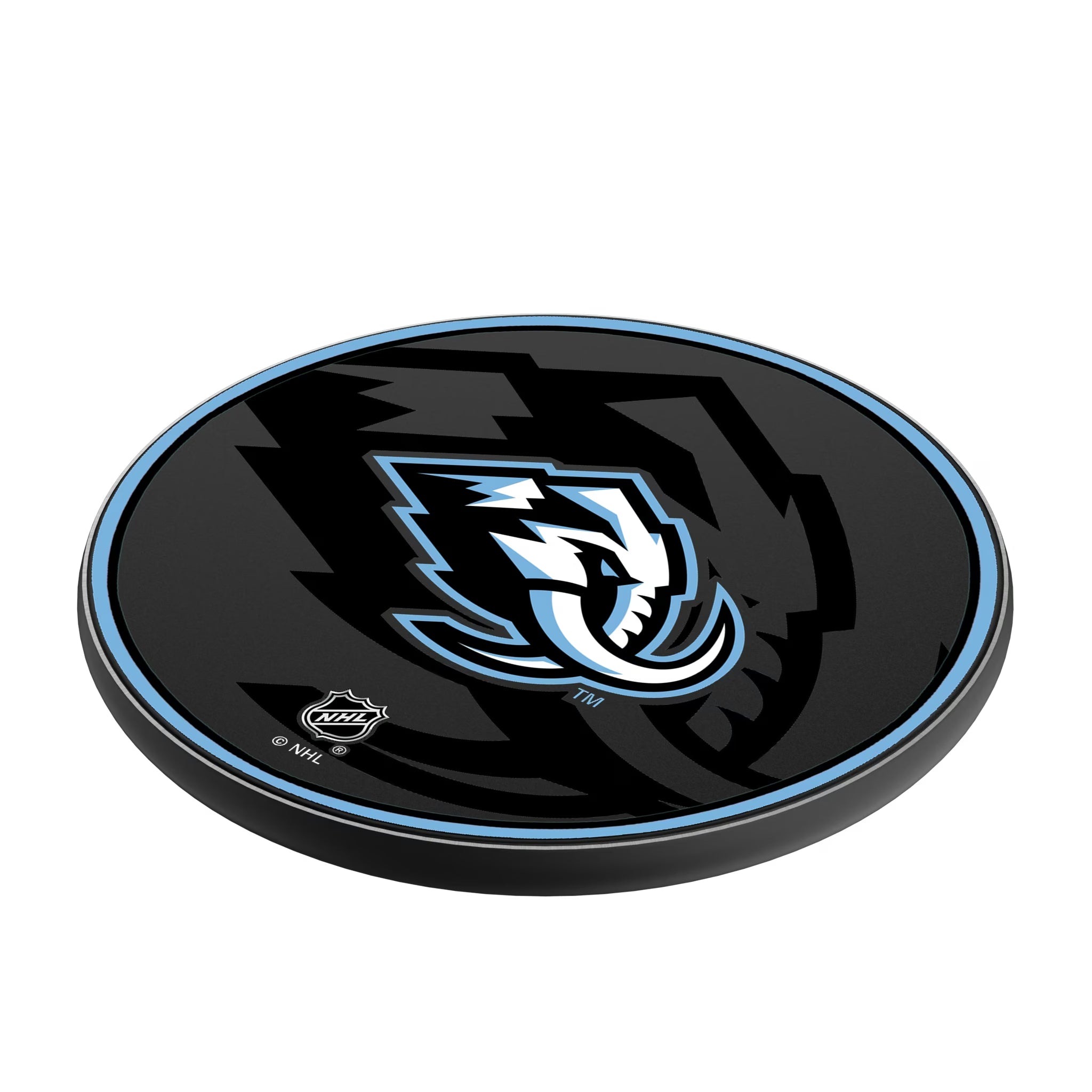 Utah Mammoth Monocolor Tilt 15-Watt Wireless Charger - Isometric View