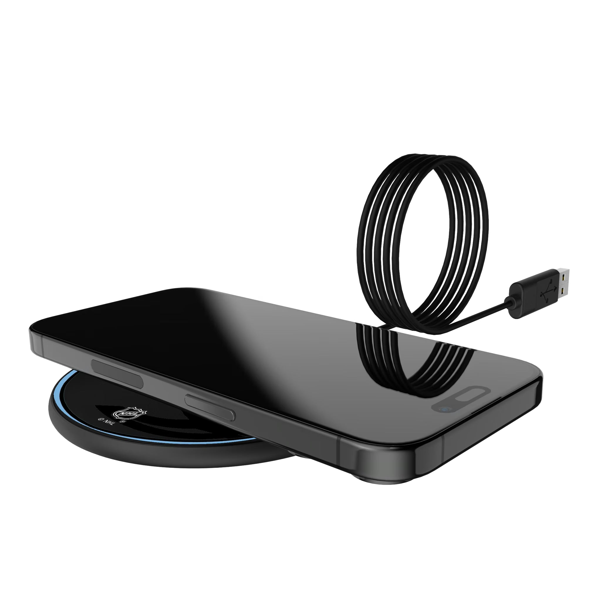 Utah Mammoth Monocolor Tilt 15-Watt Wireless Charger - Lifestyle