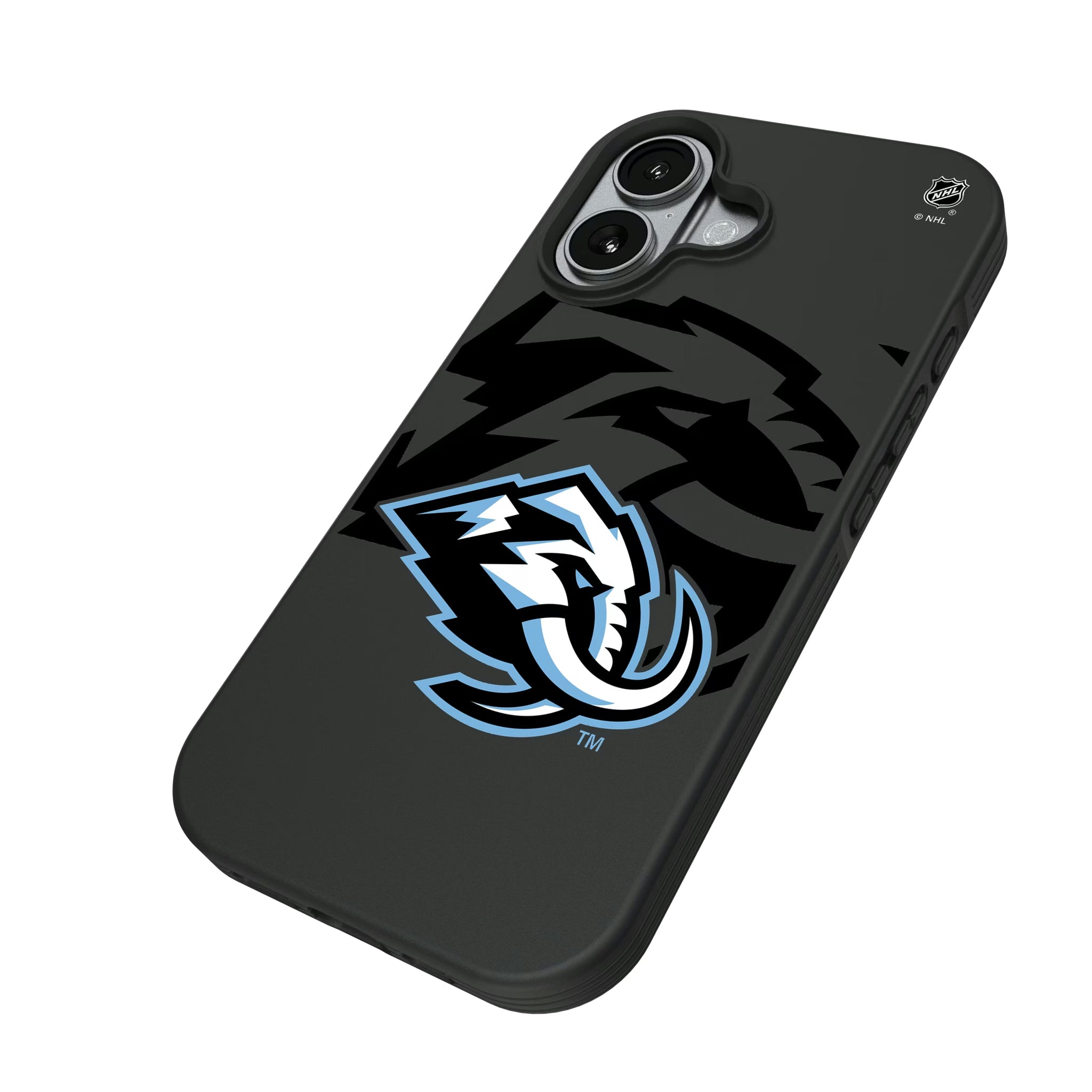 Utah Mammoth Monocolor Tilt iPhone Bump Phone Case for Apple iPhone - Isometric View#Device_iPhone 17