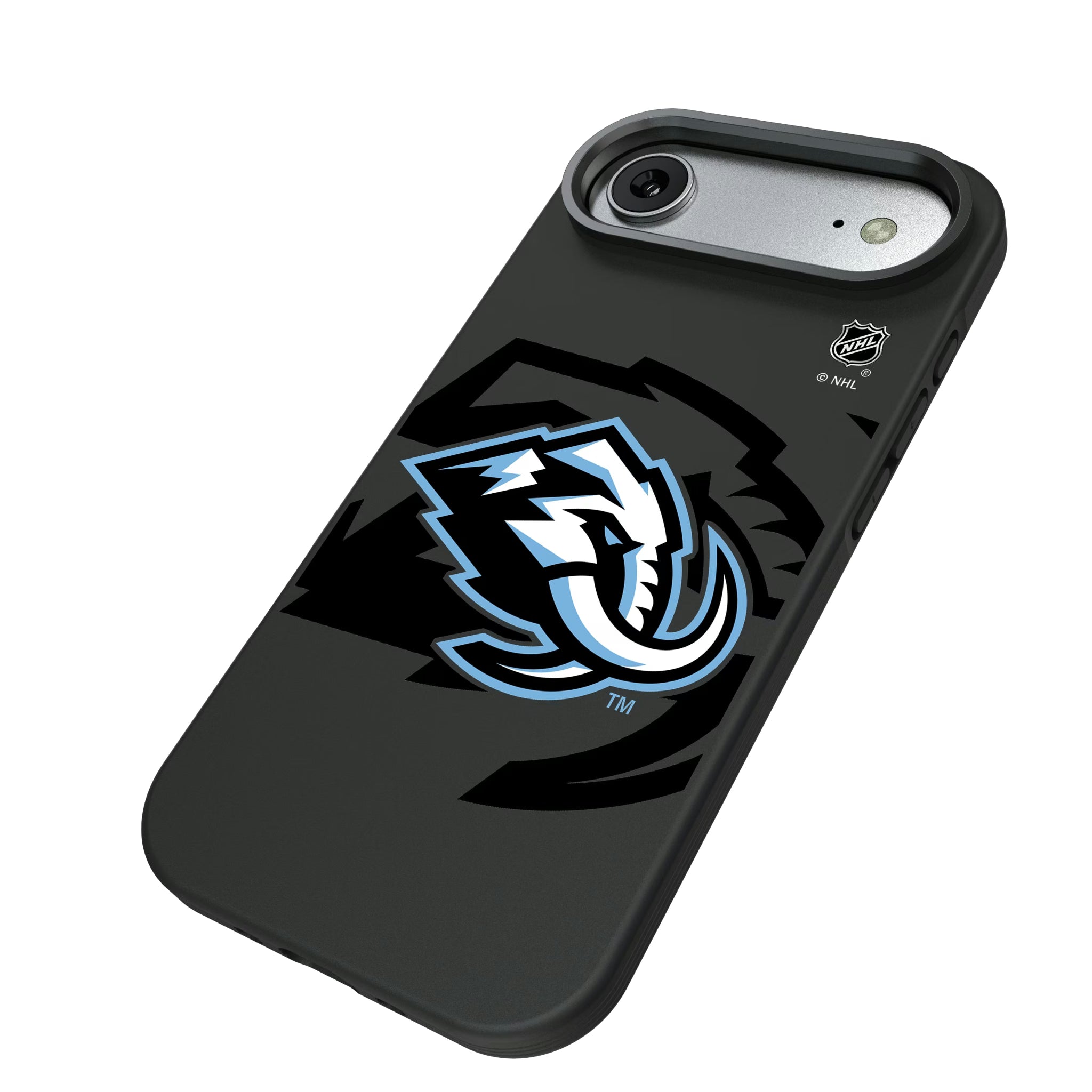 Utah Mammoth Monocolor Tilt iPhone Bump Phone Case for Apple iPhone - Isometric View#Device_iPhone Air