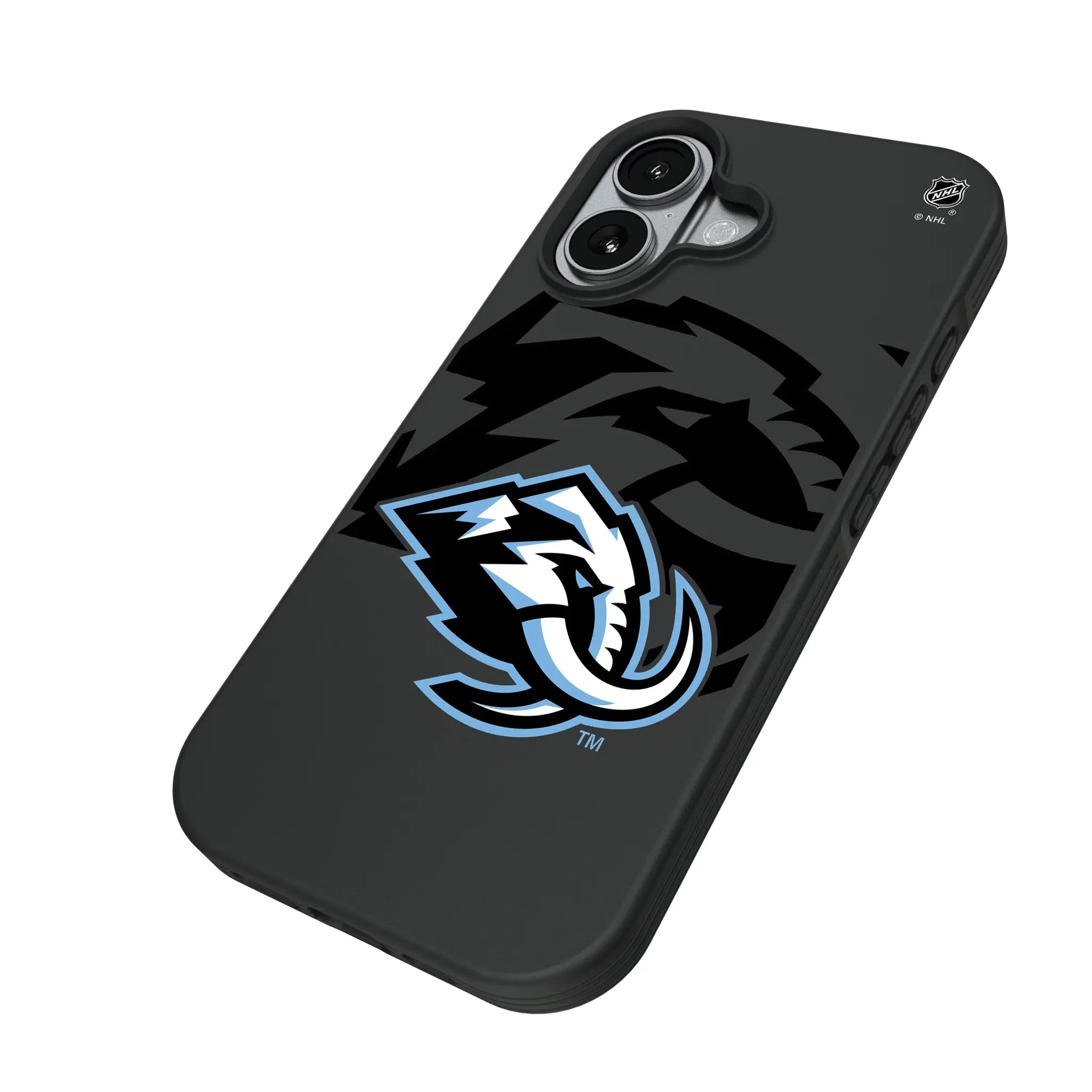 Utah Mammoth Monocolor Tilt iPhone Bump Phone Case for Apple iPhone - Isometric View#Device_iPhone 17
