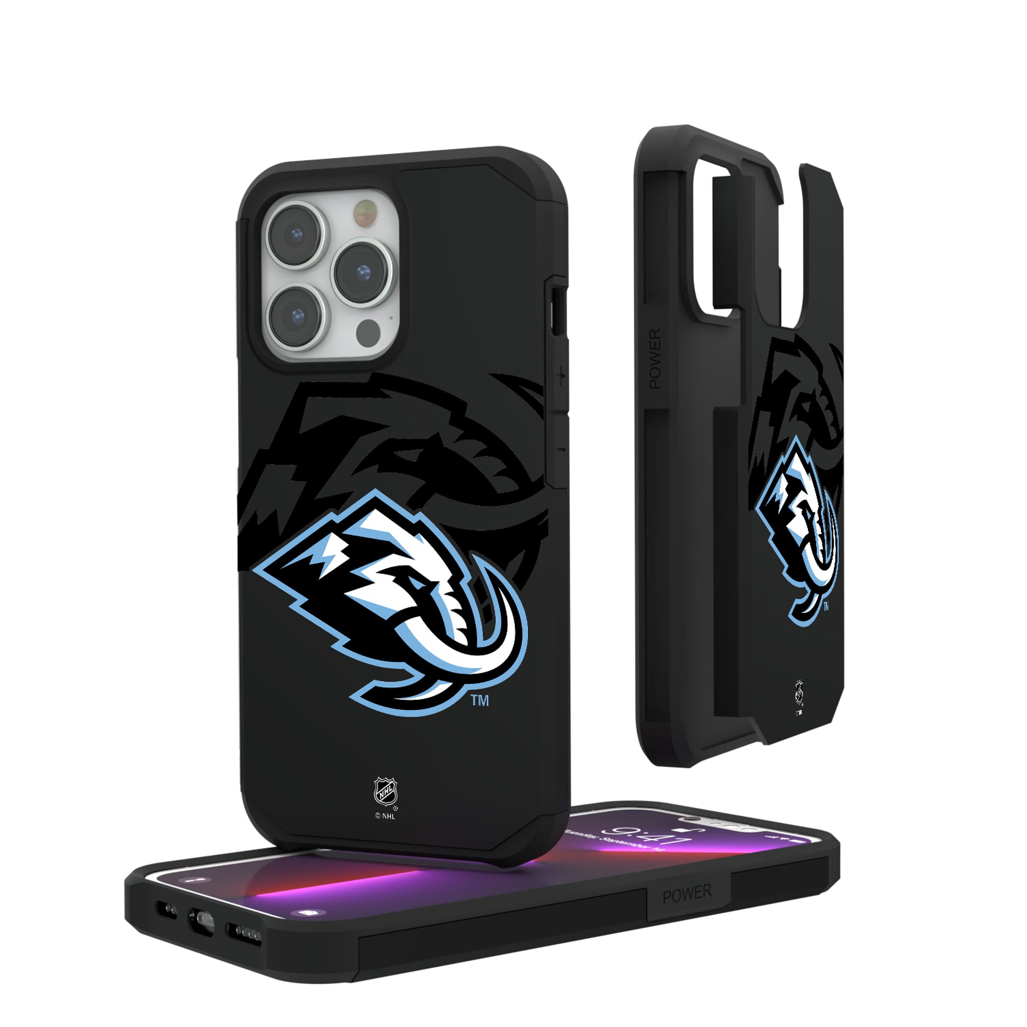 Utah Mammoth Monocolor Tilt iPhone Rugged Phone Case for Apple iPhone#Device_iPhone 13 Pro
