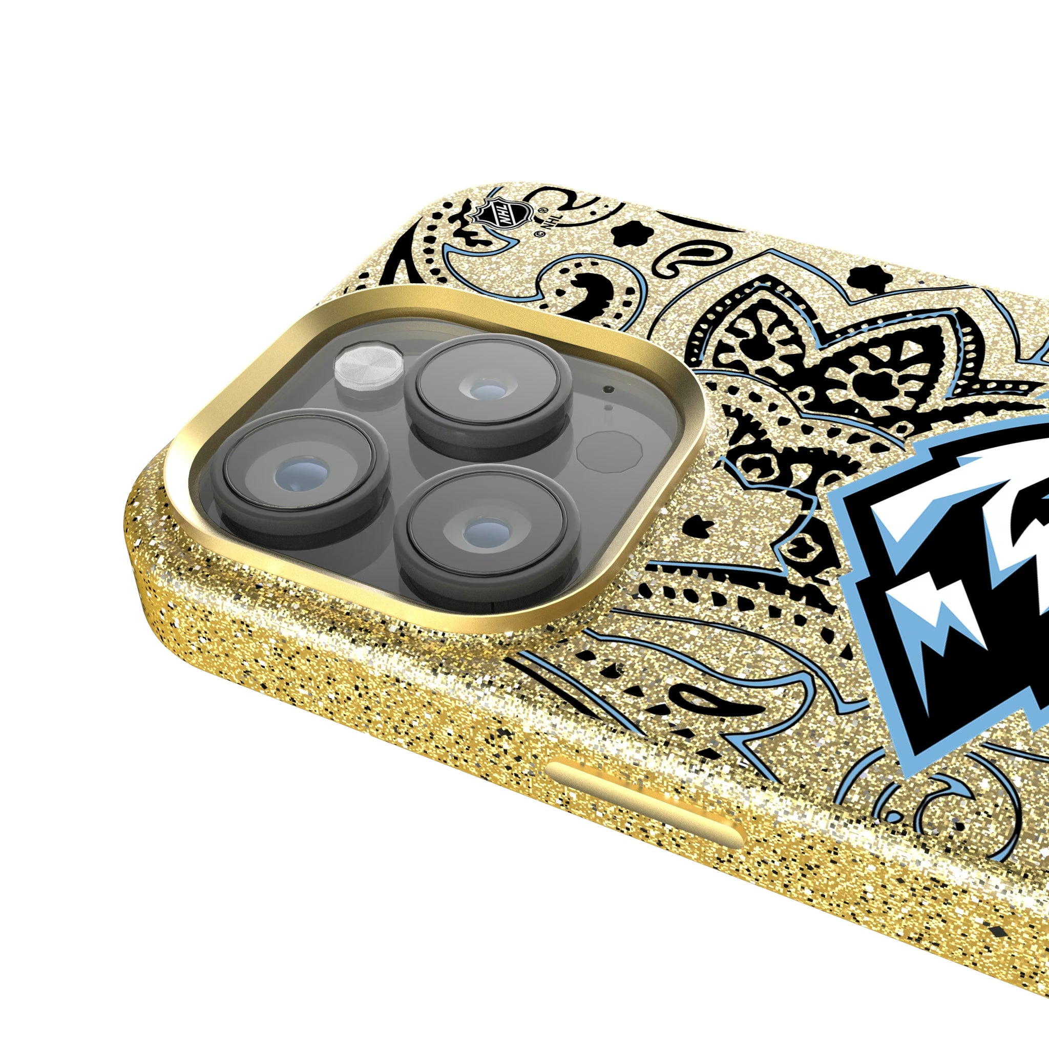 Utah Mammoth Paisley iPhone Bling Phone Case for Apple iPhone - Detail