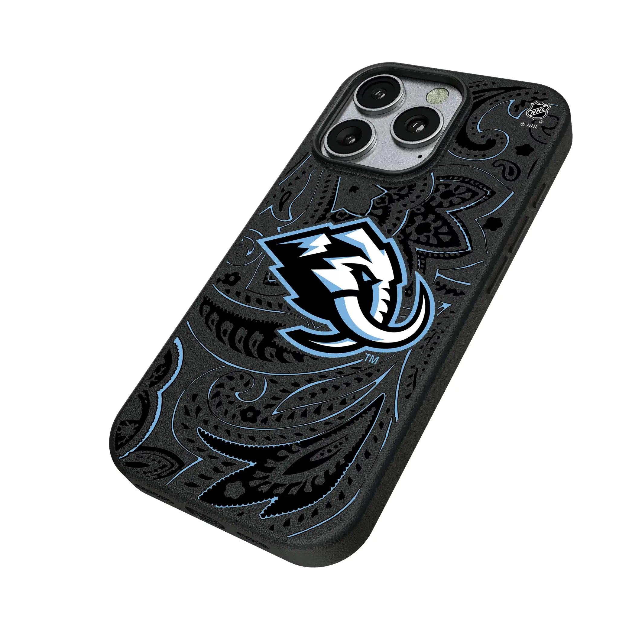 Utah Mammoth Paisley iPhone MagSafe Compatible Phone Case for Apple iPhone - Isometric View