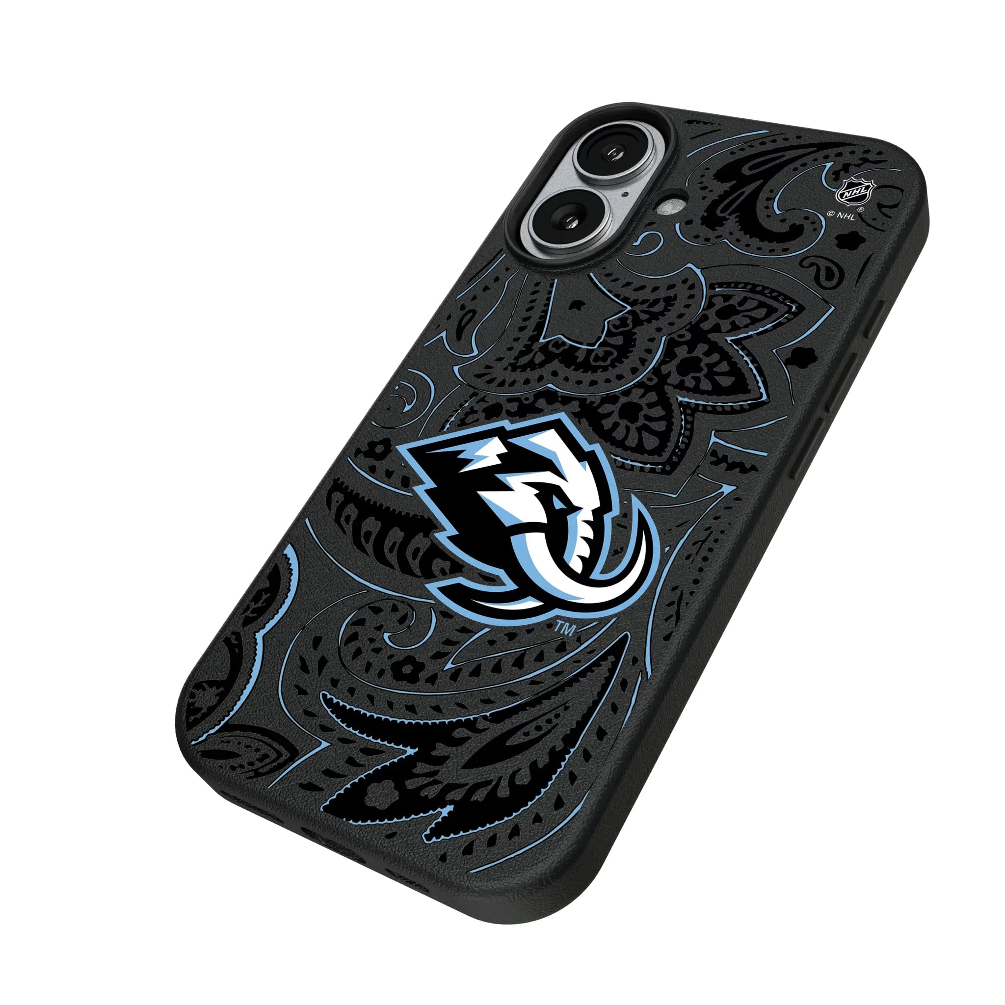 Utah Mammoth Paisley iPhone MagSafe Compatible Phone Case for Apple iPhone - Isometric View#Device_iPhone 17