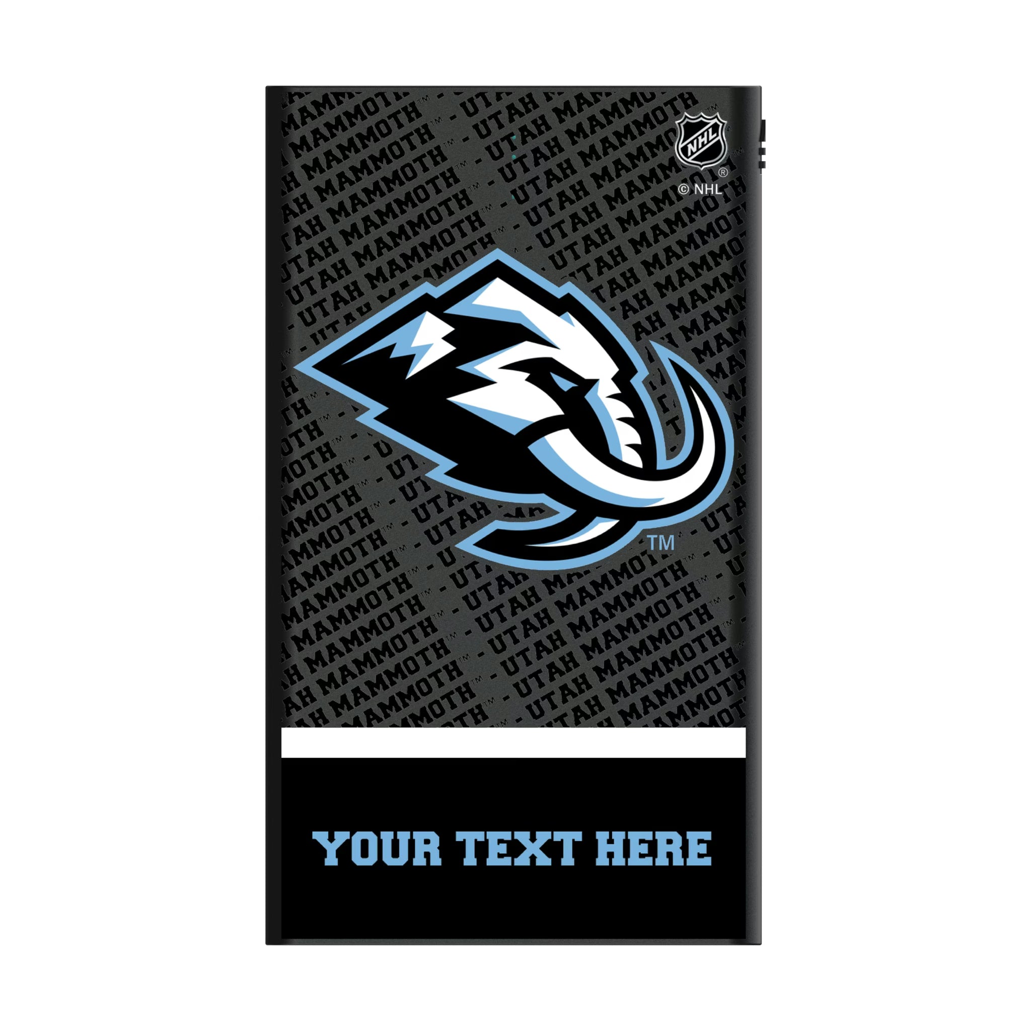 Utah Mammoth Personalized EndZone Plus 5000mAh Flat Powerbank