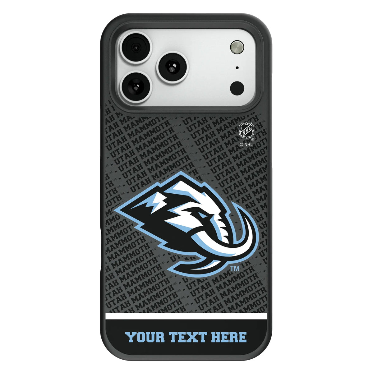 Utah Mammoth Personalized EndZone Plus Bump Phone Case for Apple iPhone