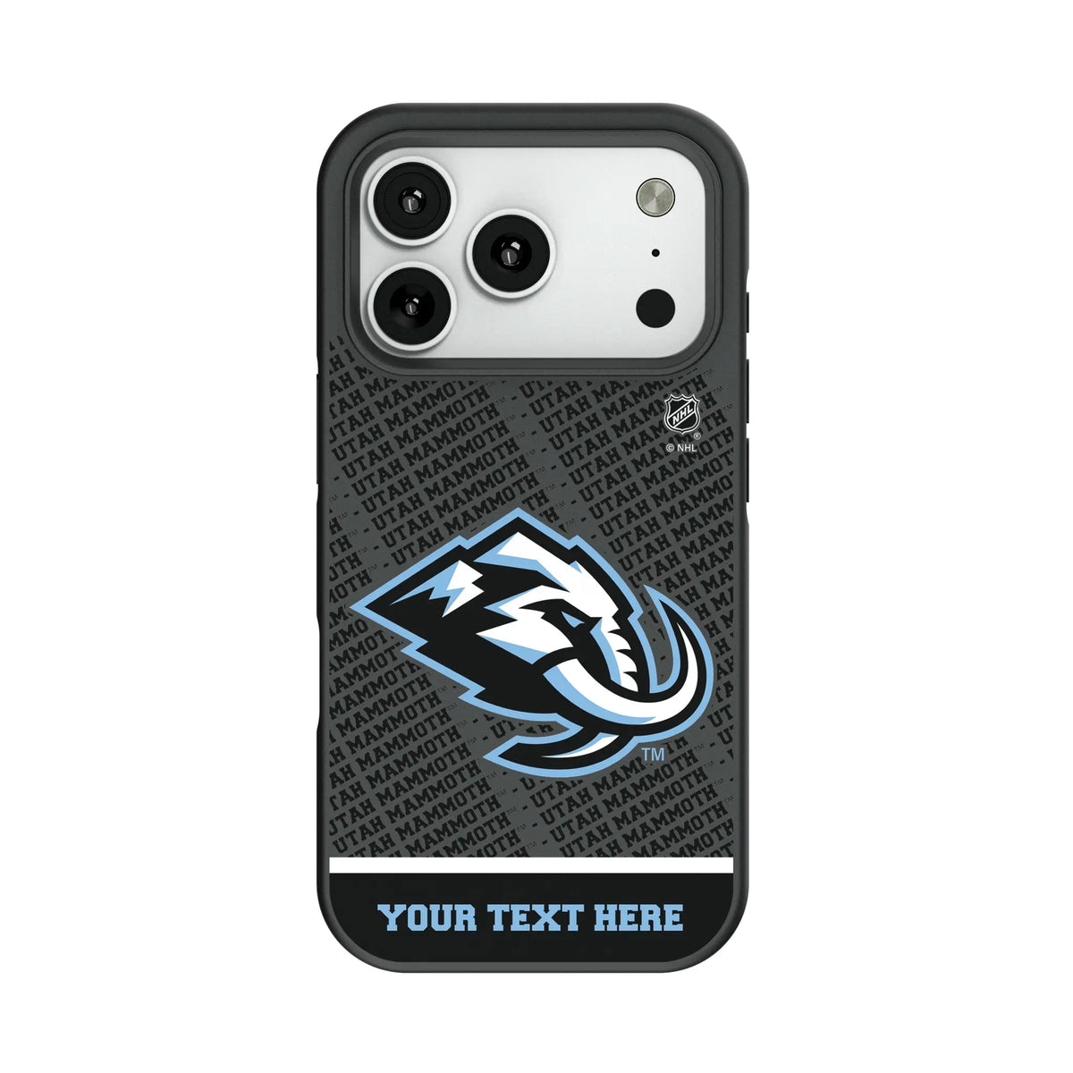 Utah Mammoth Personalized EndZone Plus Bump Phone Case for Apple iPhone