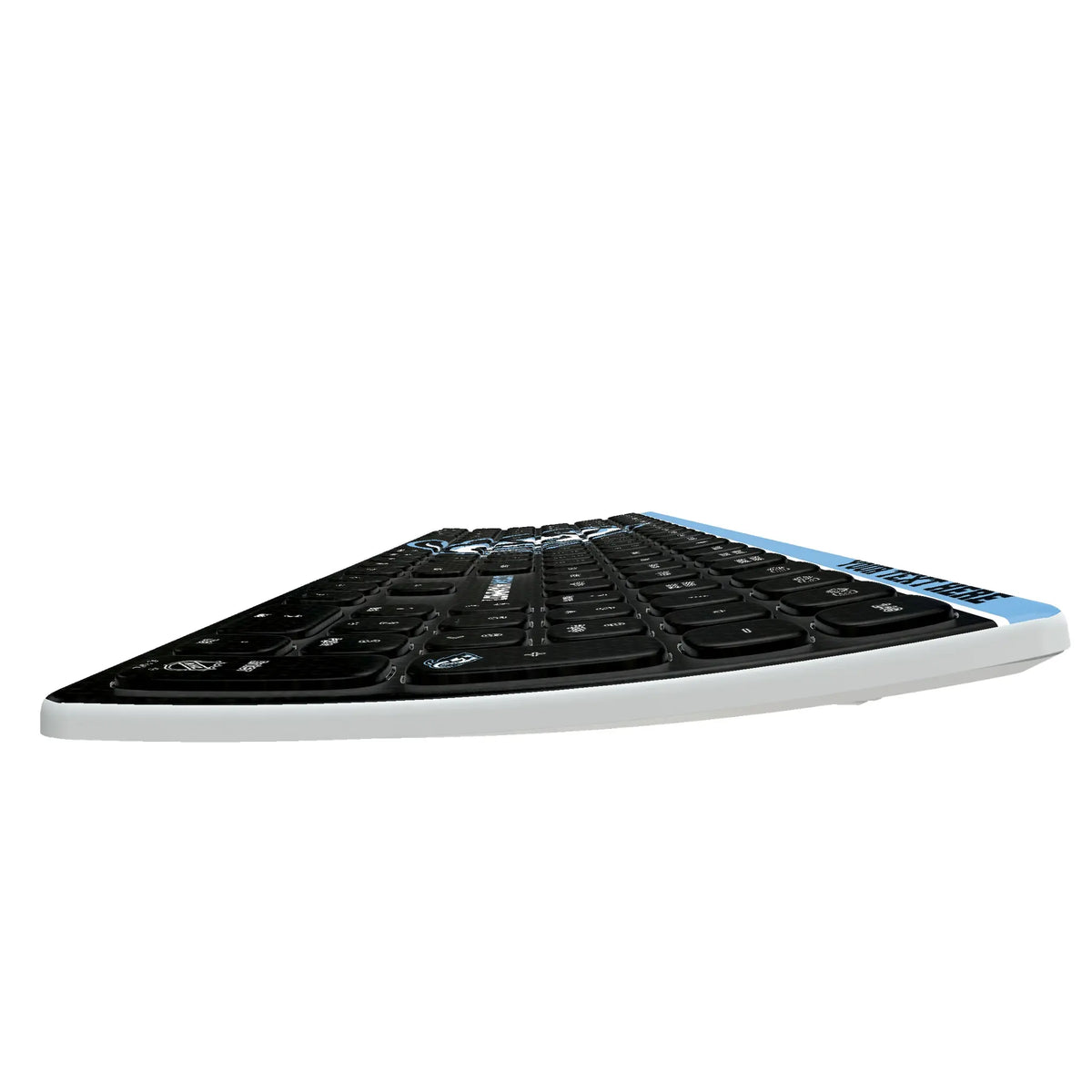Utah Mammoth Personalized Endzone Solid KKB605 Curved Wireless Keyboard