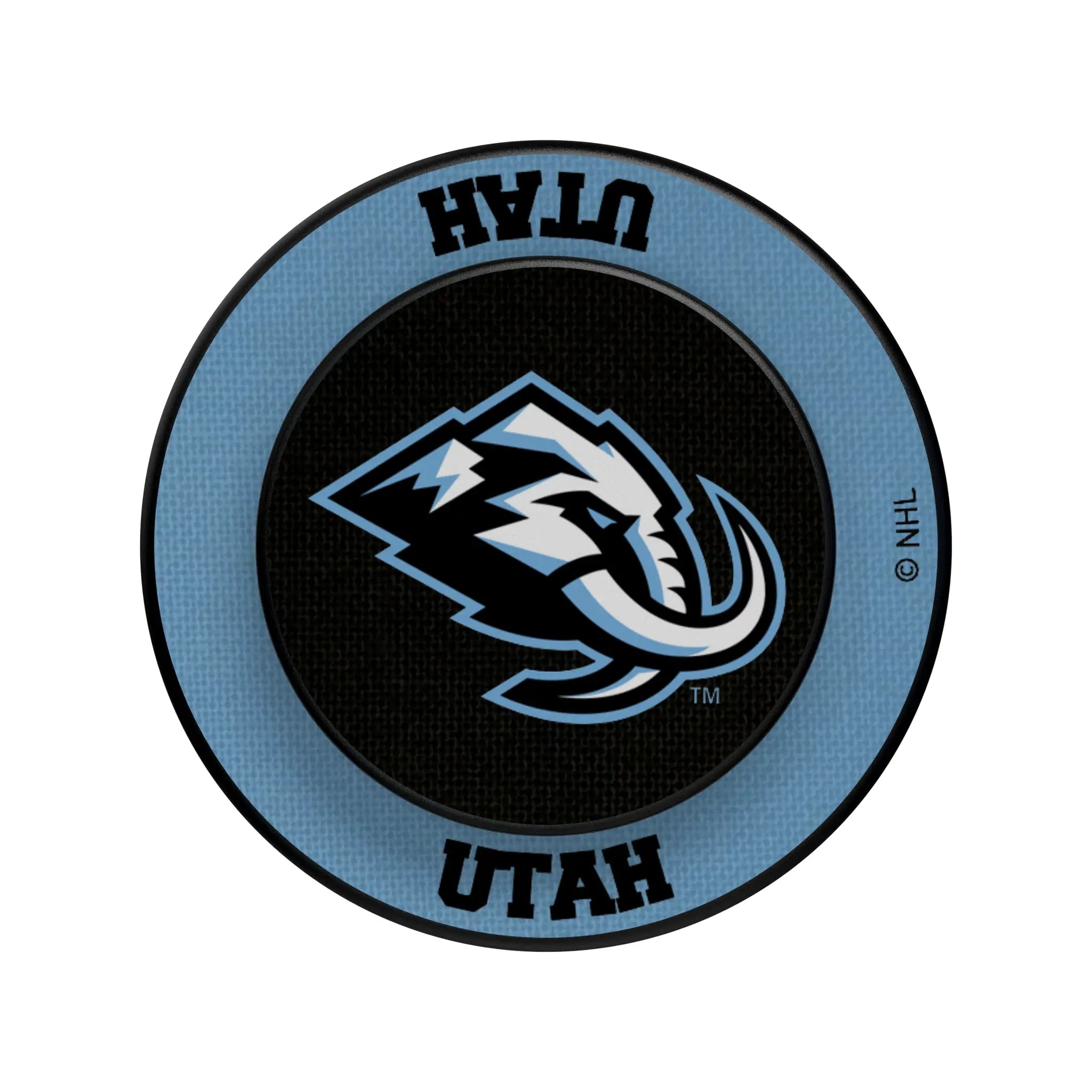 Utah Mammoth Personalized Endzone Solid Popsockets Round Magnetic
