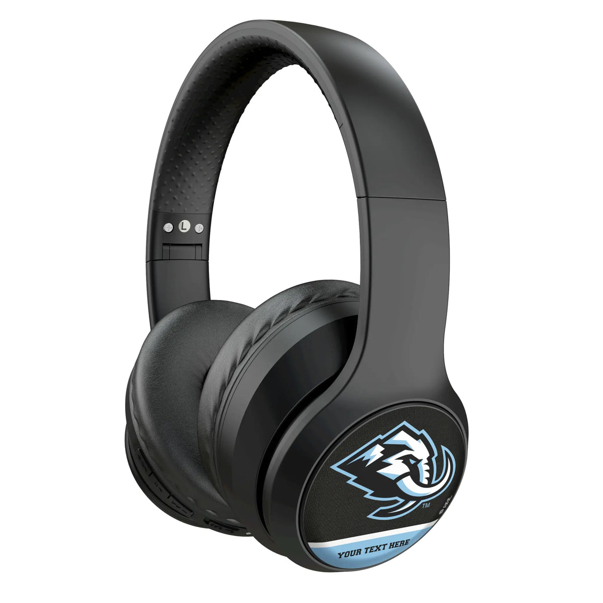 Utah Mammoth Personalized Endzone Solid Wireless Over-Ear Headphones With Case
