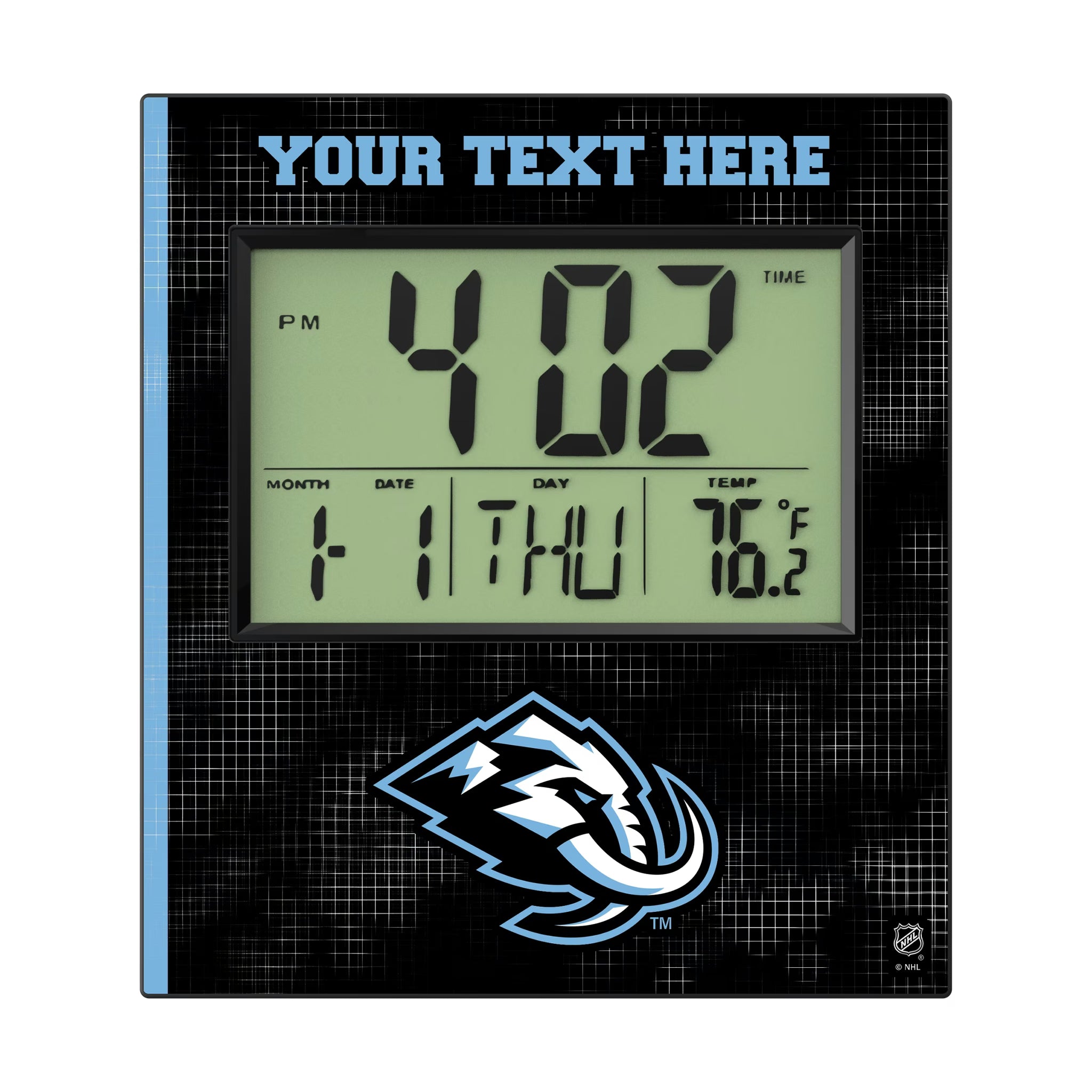 Utah Mammoth Personalized Hatch Wall Clock