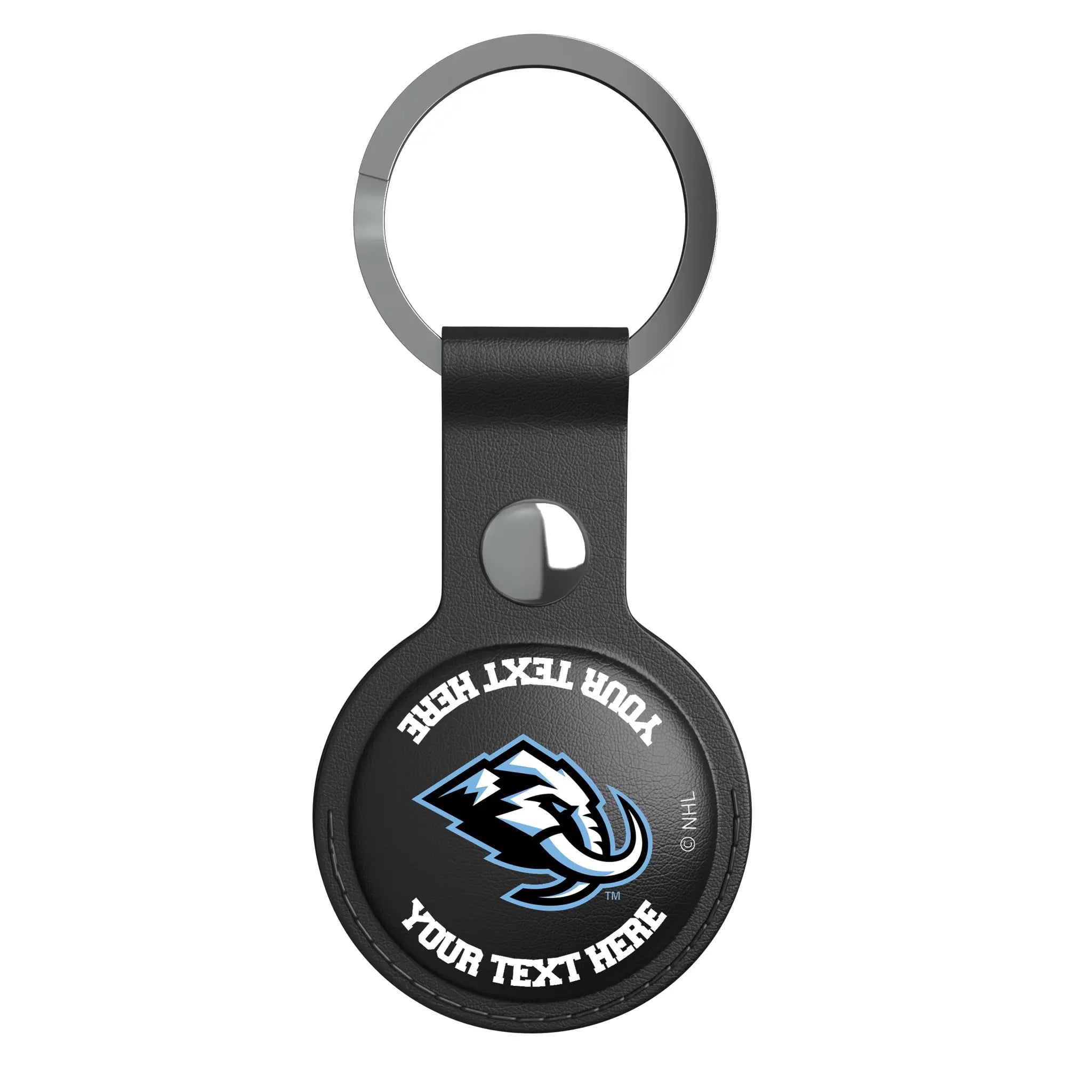 Utah Mammoth Personalized Insignia AirTag Black Airtag Holder