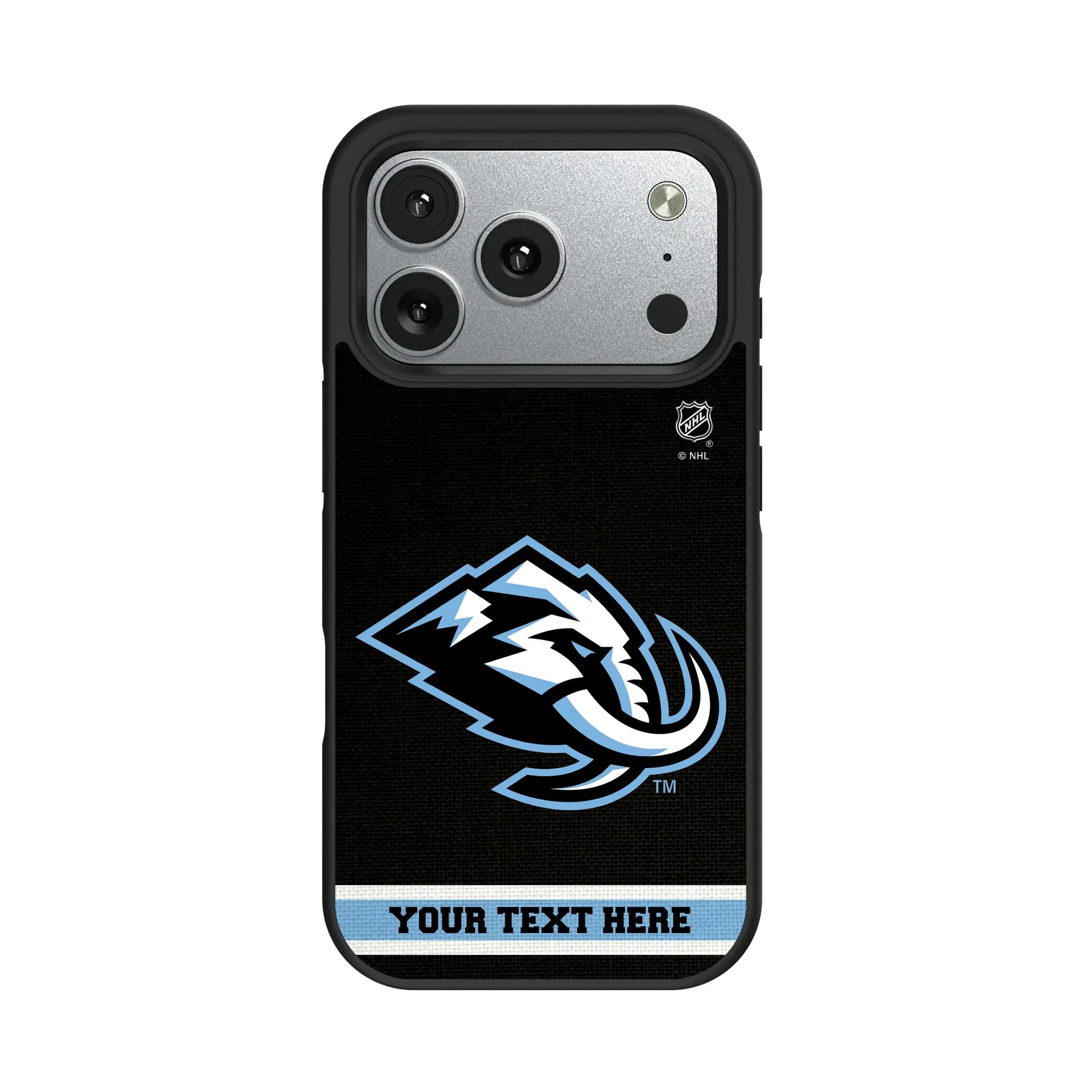 Utah Mammoth Personalized Stripe iPhone Bump Phone Case for Apple iPhone#Device_iPhone 17 Pro