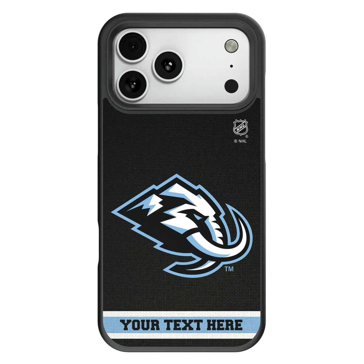 Utah Mammoth Personalized Stripe Bump Phone Case for Apple iPhone