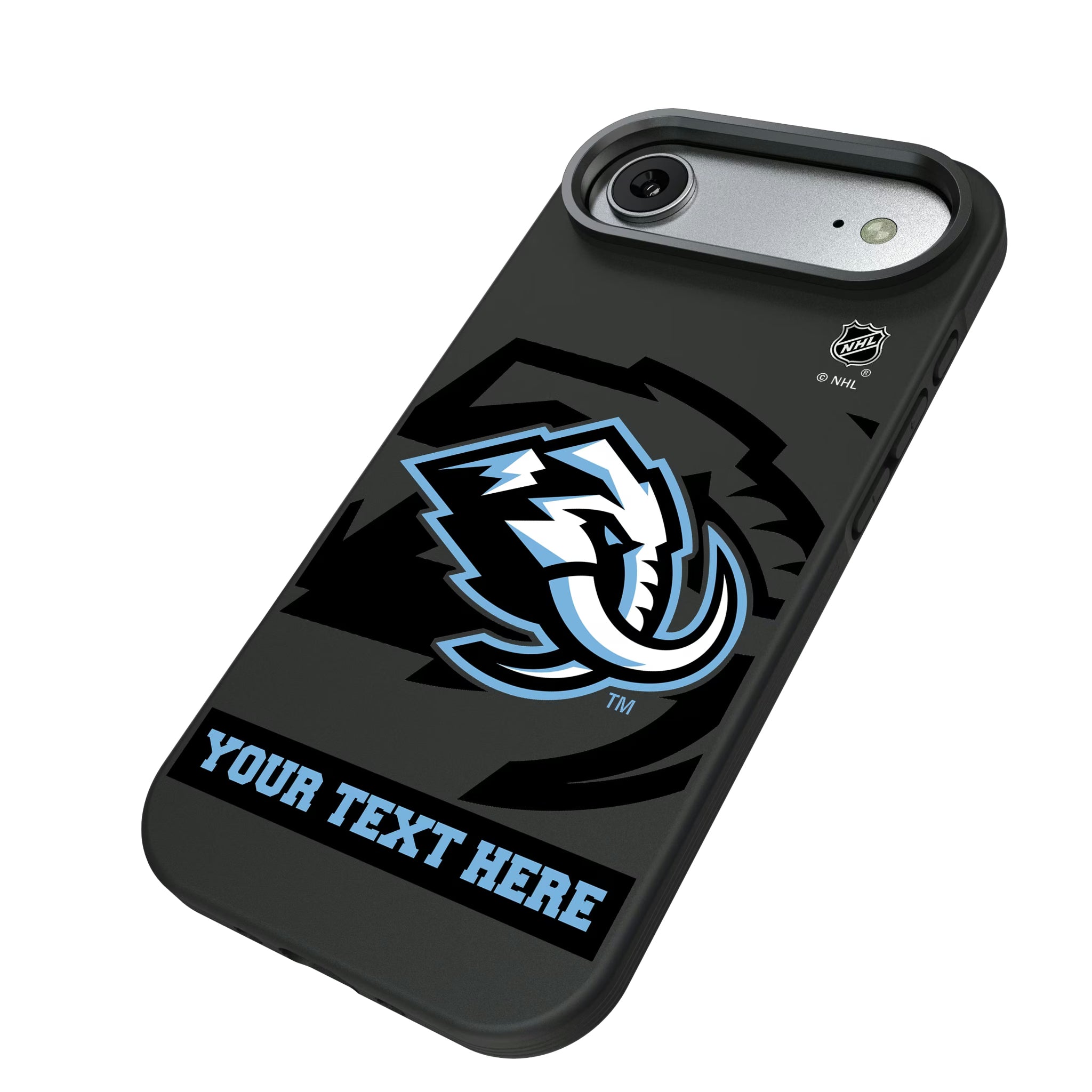 Utah Mammoth Personalized Tilt iPhone Bump Phone Case for Apple iPhone - Isometric View#Device_iPhone Air