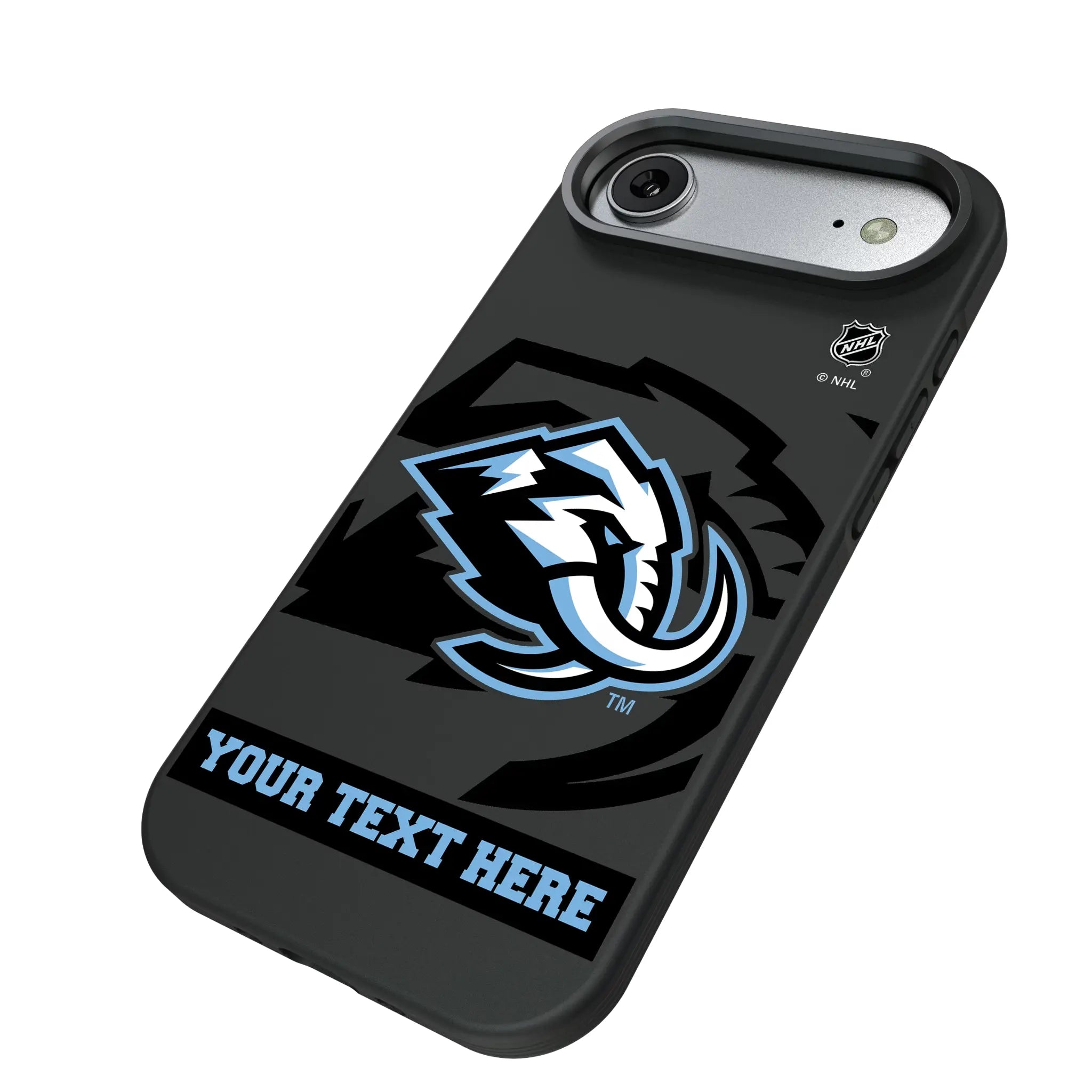Utah Mammoth Personalized Tilt iPhone Bump Phone Case for Apple iPhone - Isometric View#Device_iPhone Air