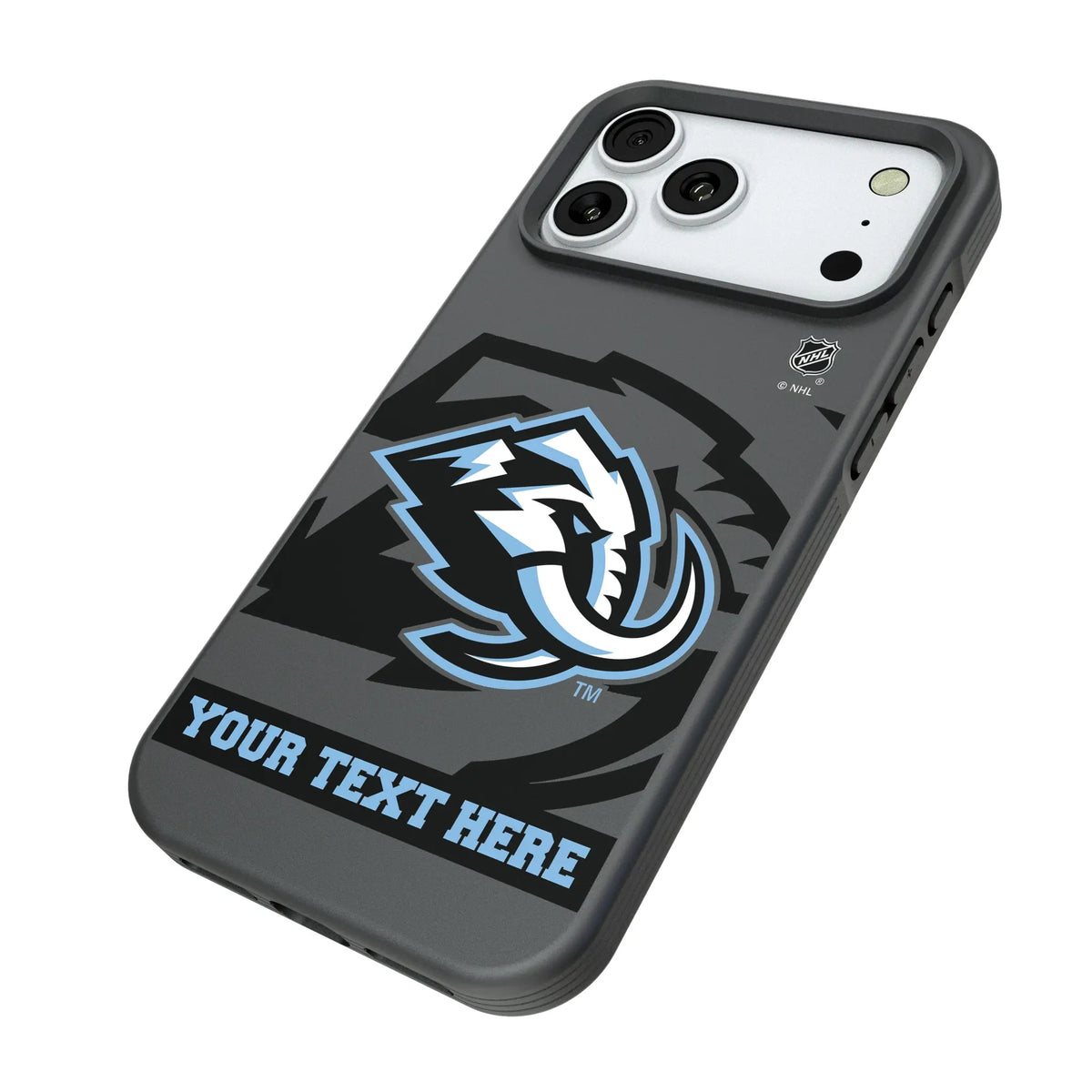 Utah Mammoth Personalized Tilt iPhone Bump Phone Case for Apple iPhone - Isometric View#Device_iPhone 18 Pro Max