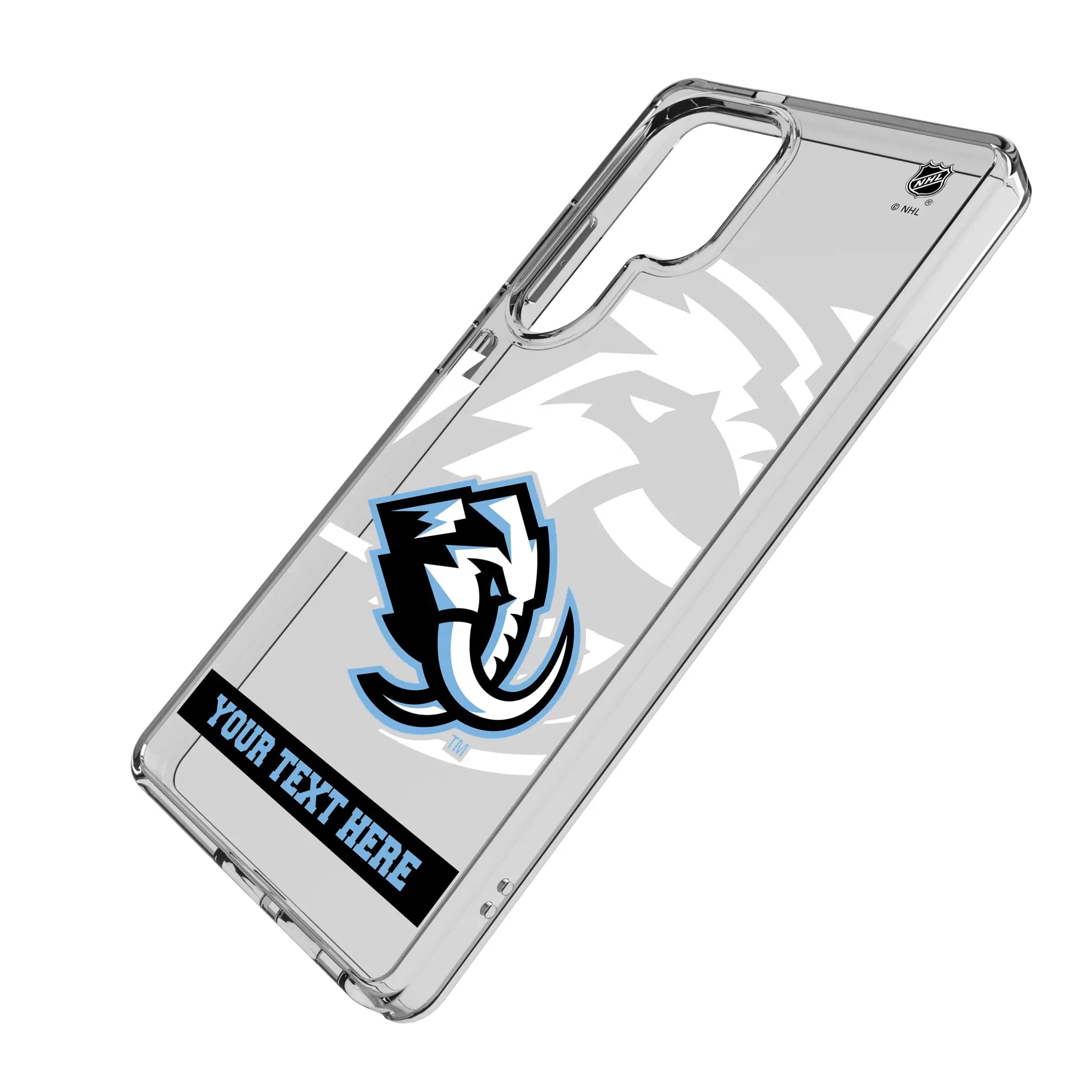 Utah Mammoth Personalized Tilt Galaxy Clear Phone Case for Samsung Galaxy - Isometric View#Device_Galaxy S25 Ultra