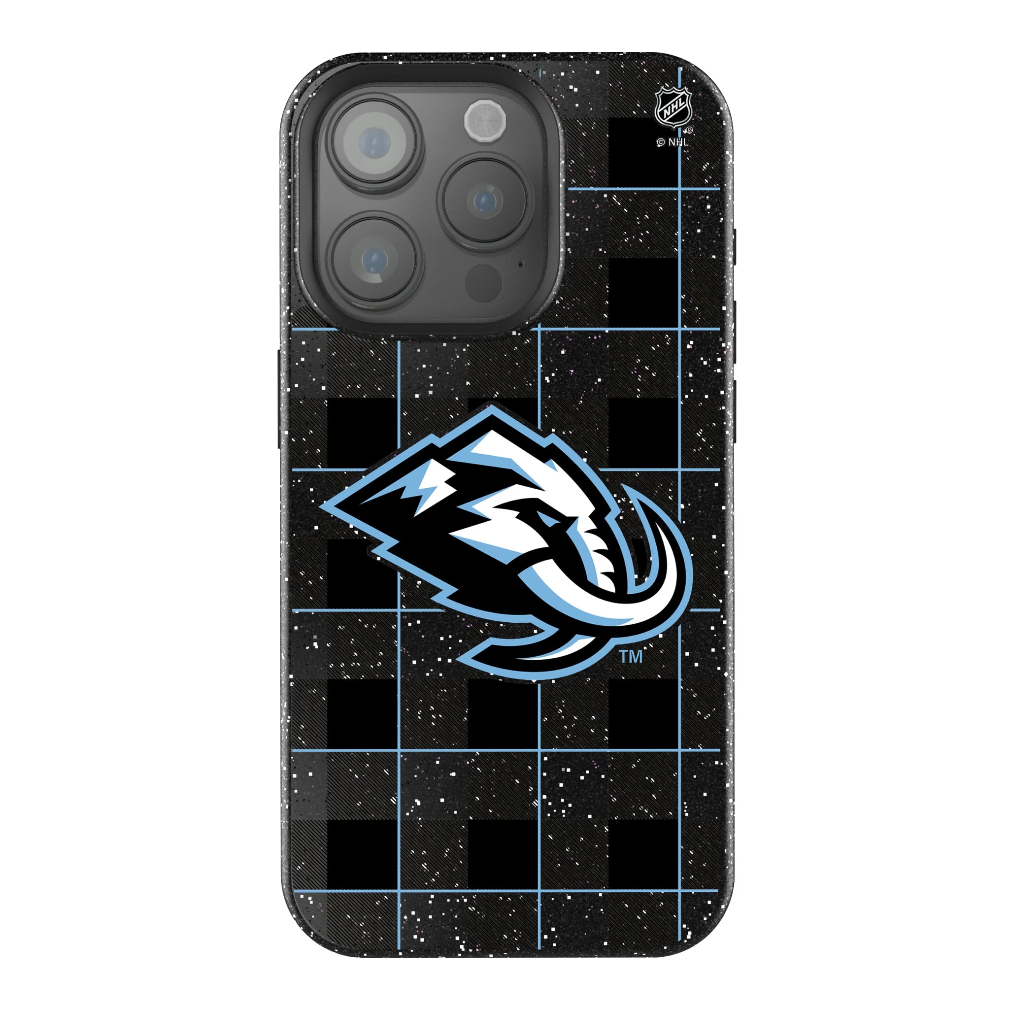 Utah Mammoth Plaid iPhone Bling Phone Case for Apple iPhone