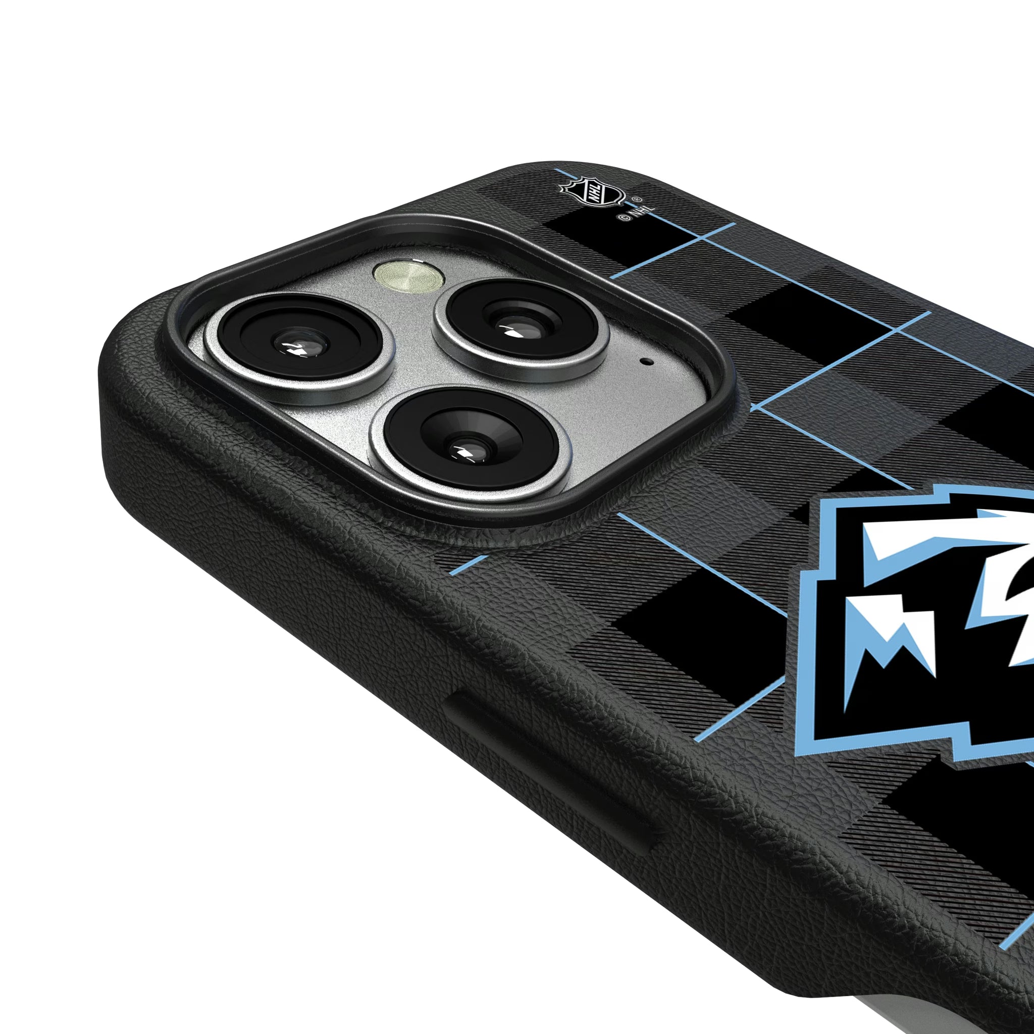 Utah Mammoth Plaid iPhone MagSafe Compatible Phone Case for Apple iPhone - Detail