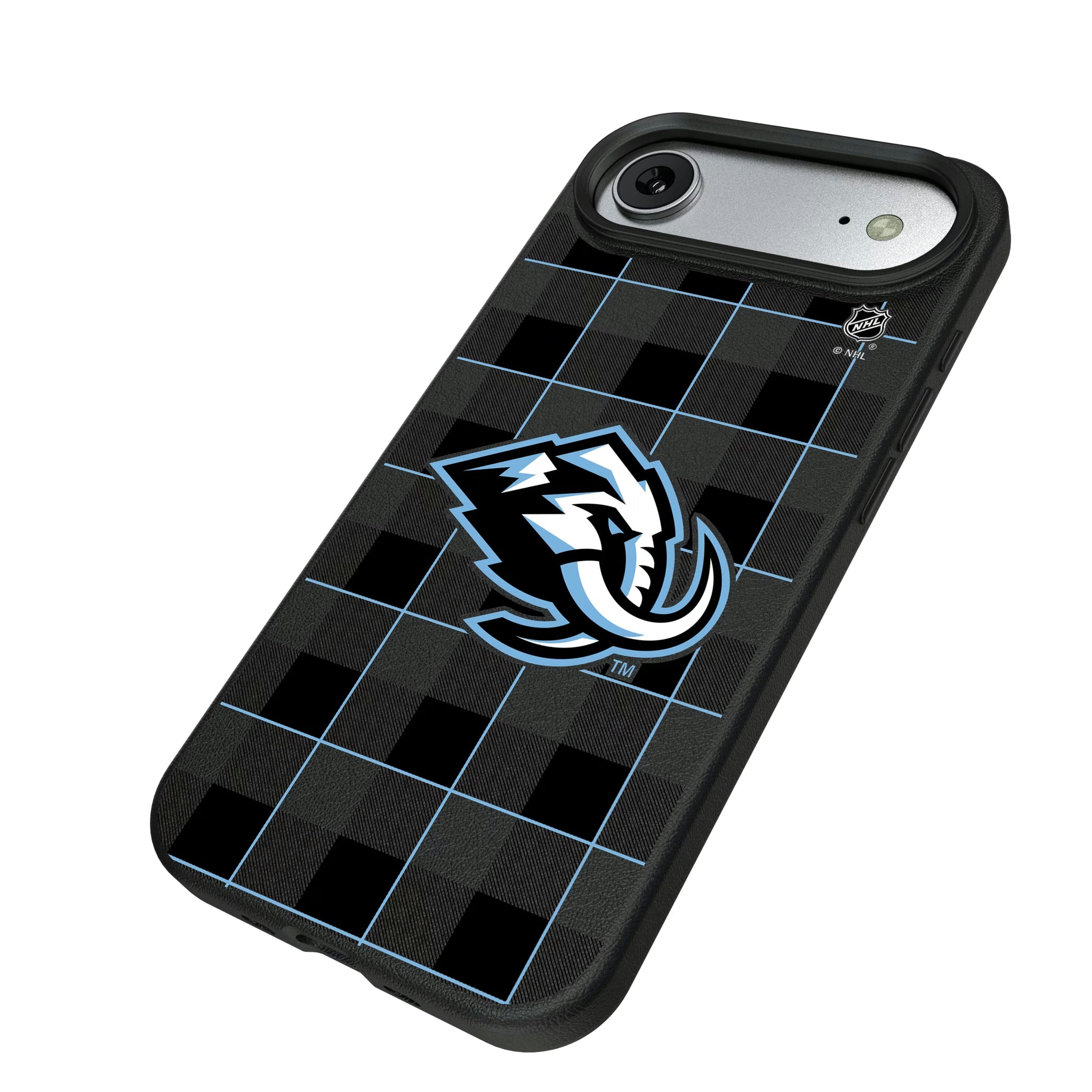 Utah Mammoth Plaid iPhone MagSafe Compatible Phone Case for Apple iPhone - Isometric View#Device_iPhone Air