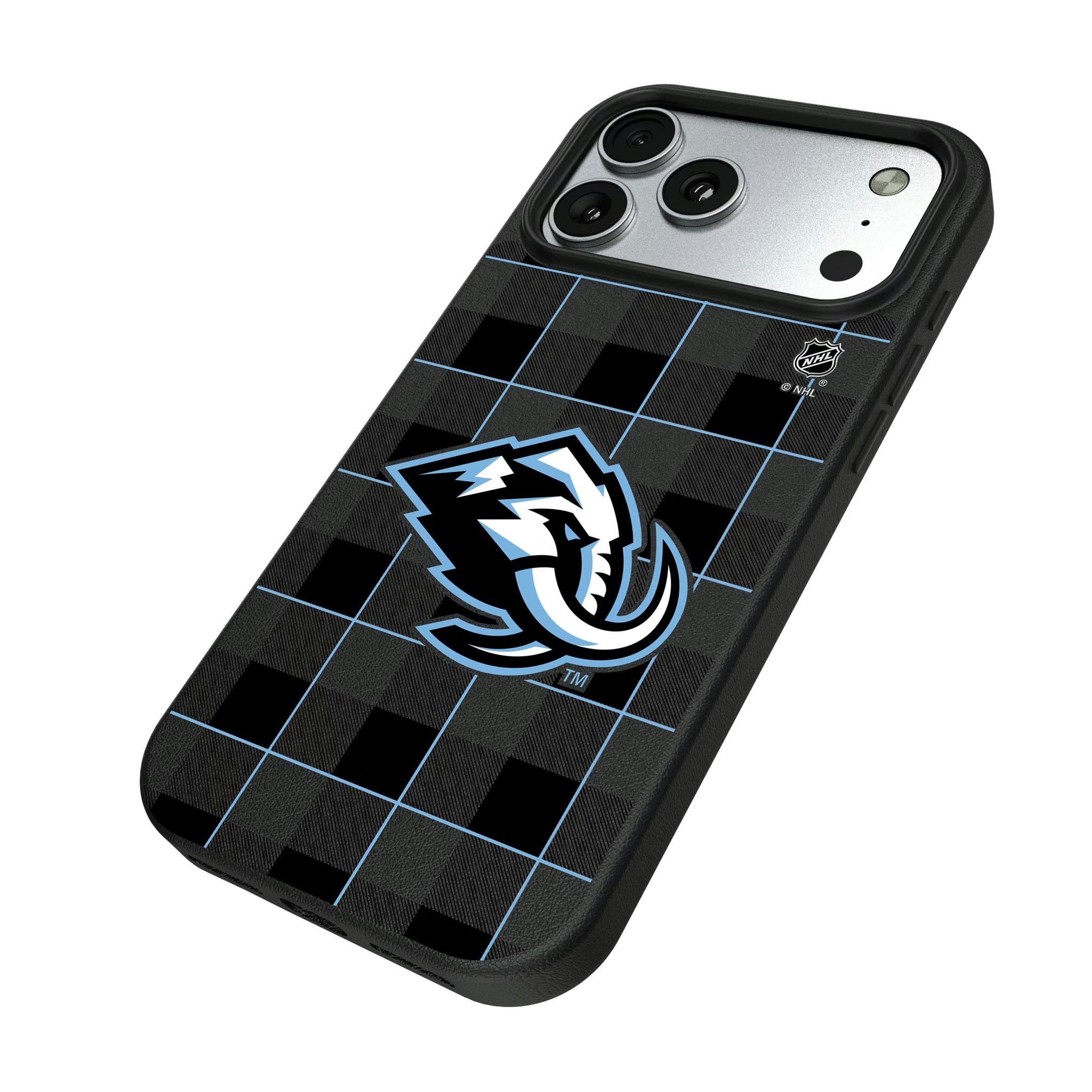 Utah Mammoth Plaid iPhone MagSafe Compatible Phone Case for Apple iPhone - Isometric View#Device_iPhone 17 Pro Max